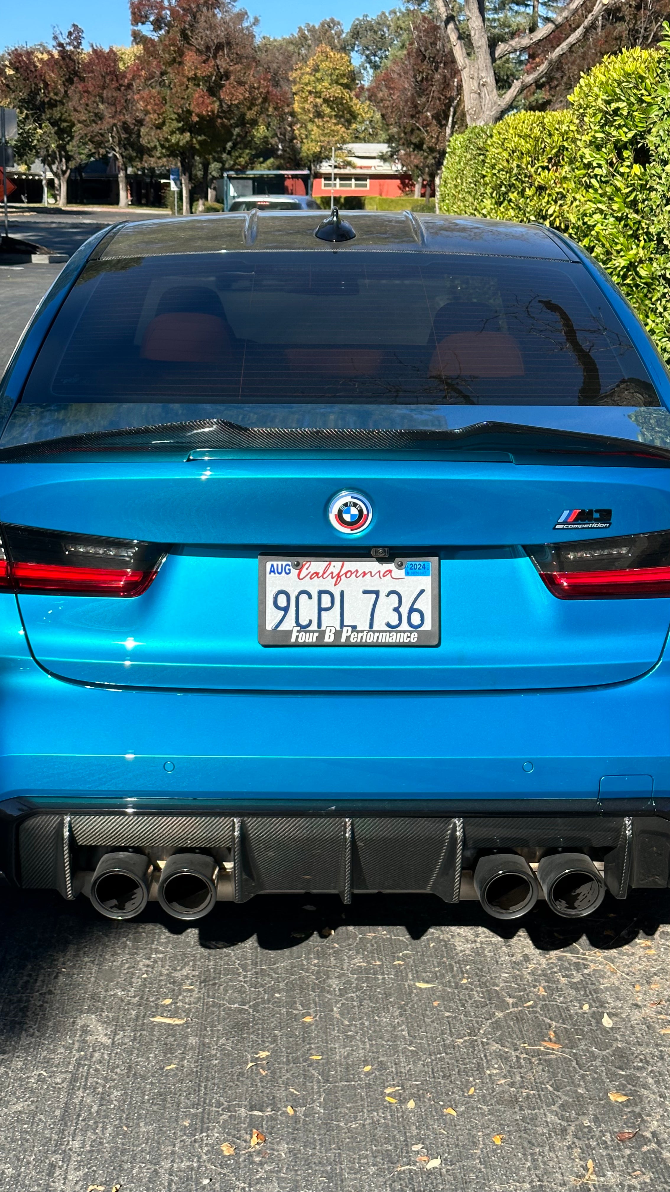 M Performance Style Carbon Fiber Rear Diffuser - BMW G80 M3 & G82 / G83 M4