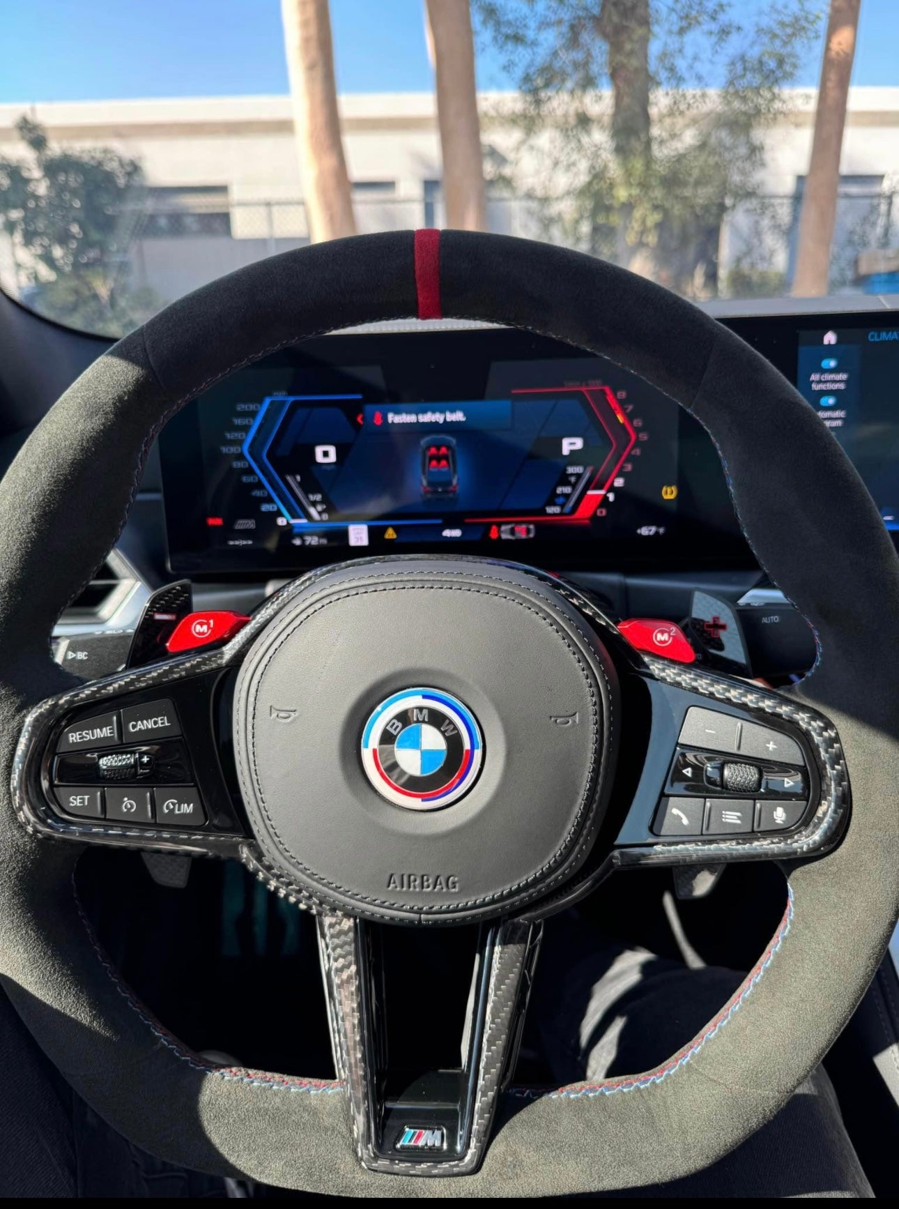 2025 LCI Steering Wheel w/ Carbon Fiber Trim Complete Replacement- BMW G Chassis