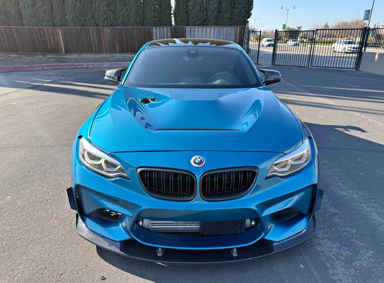 3D Design Style Carbon Fiber Front Lip - BMW F87 M2