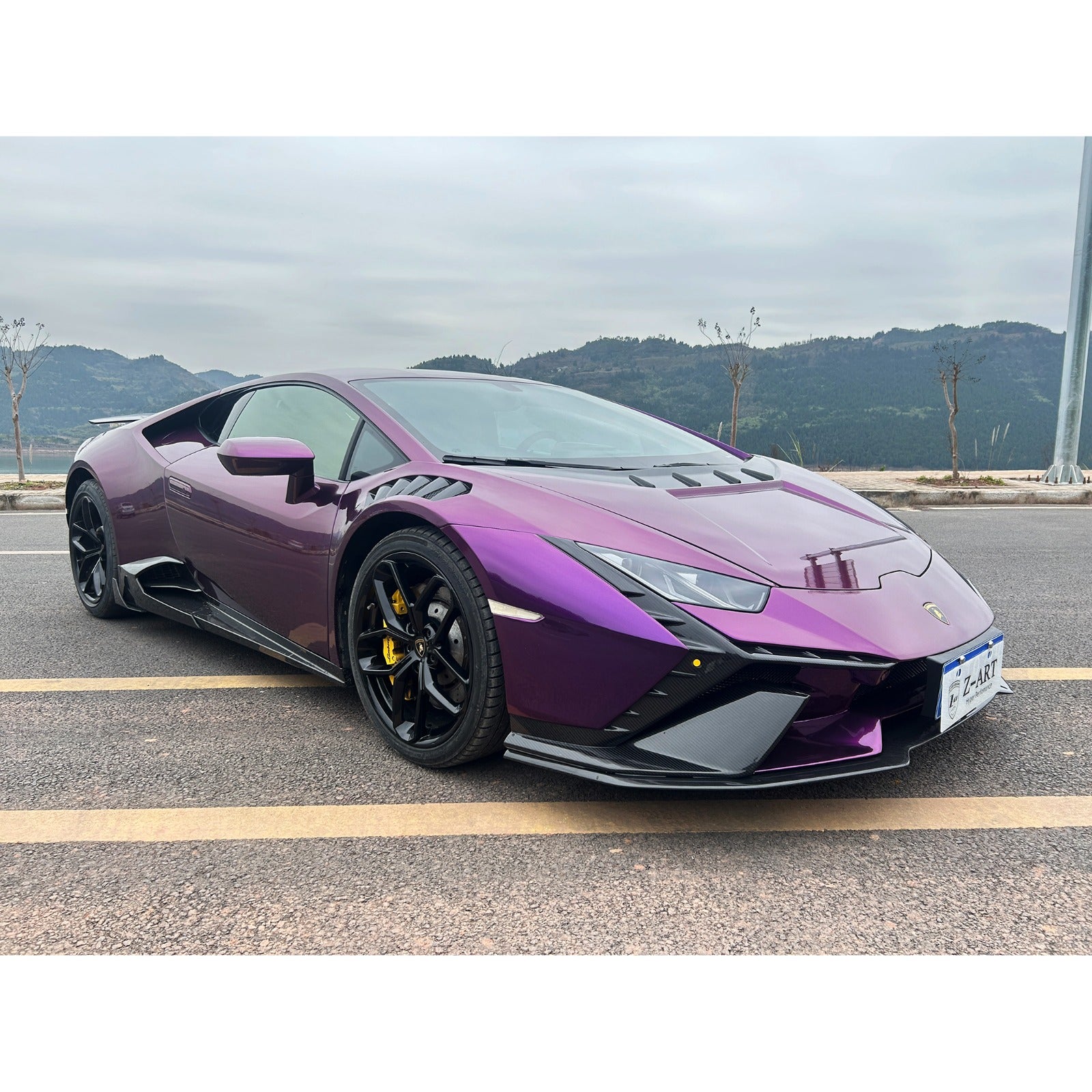 Dry Carbon Fiber Front Fender -  Lamborghini Huracan LP580 LP610 LP640 / Tecnica