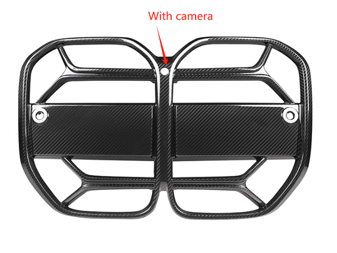 Dry Carbon Fiber Front Bumper Grille Grill for BMW G22/G23/G26 4 Series