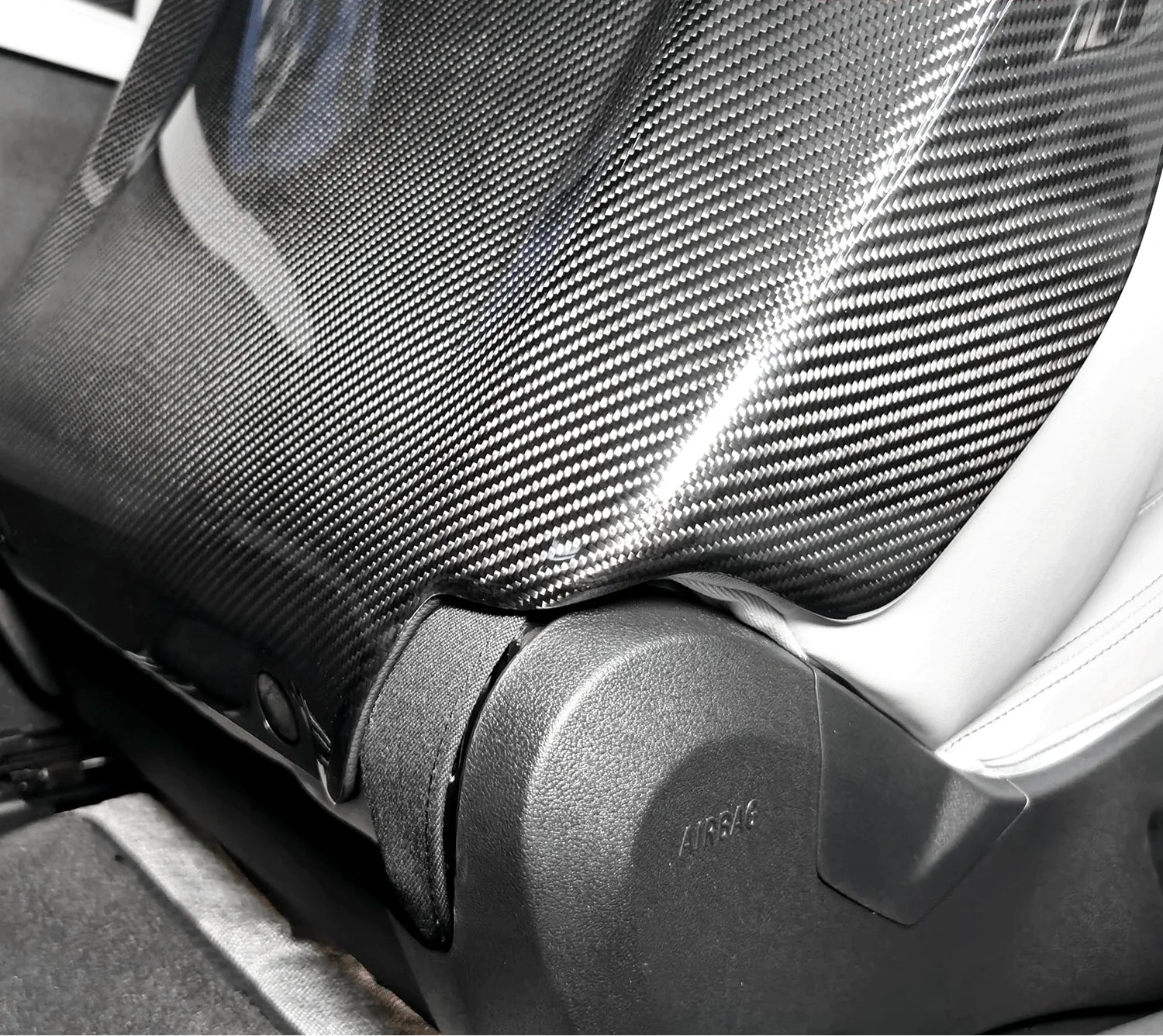 BMW M8 F91 F92 F93 Carbon Fiber Seat Back Cover