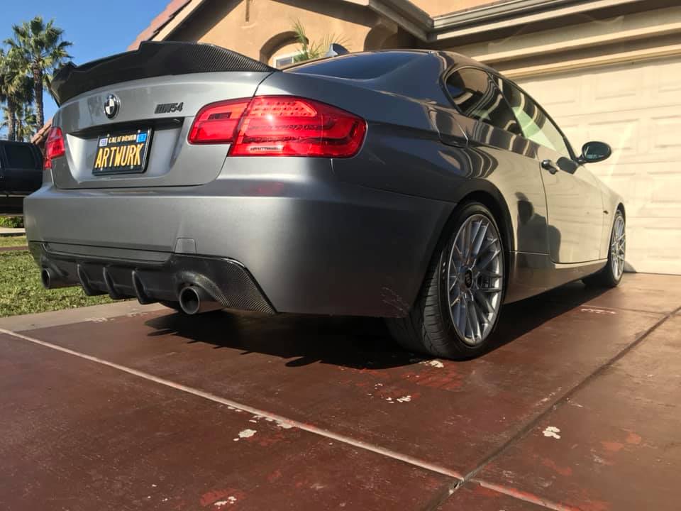 PSM Style High Kick Carbon Fiber Trunk Spoiler - BMW E90 / E92 / E93 M3 & 3 Series