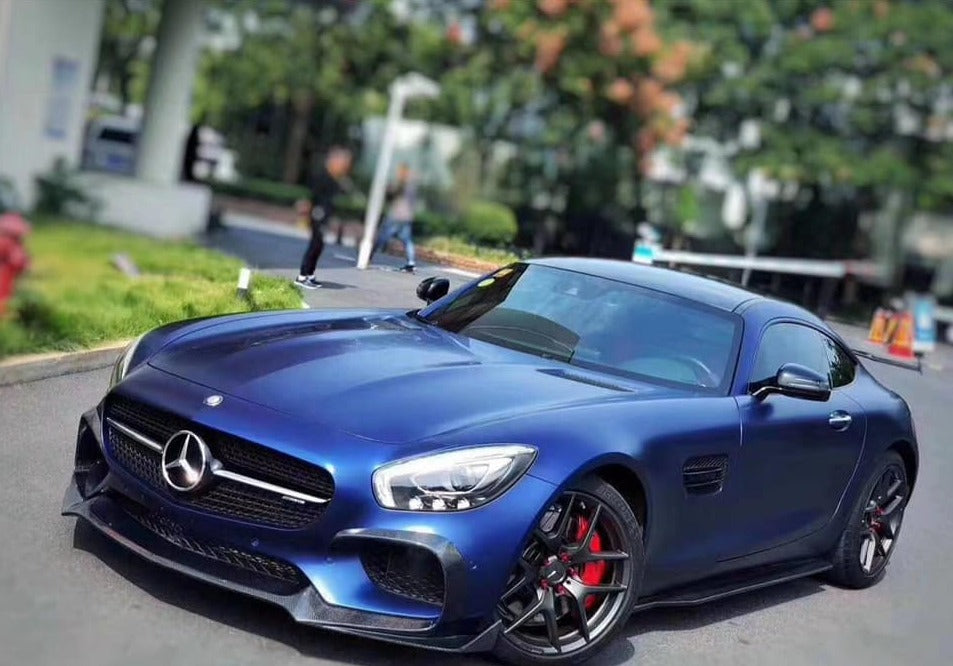 Carbon Fiber Paktechz Style Front Lip - Mercedes AMG GT/GTS