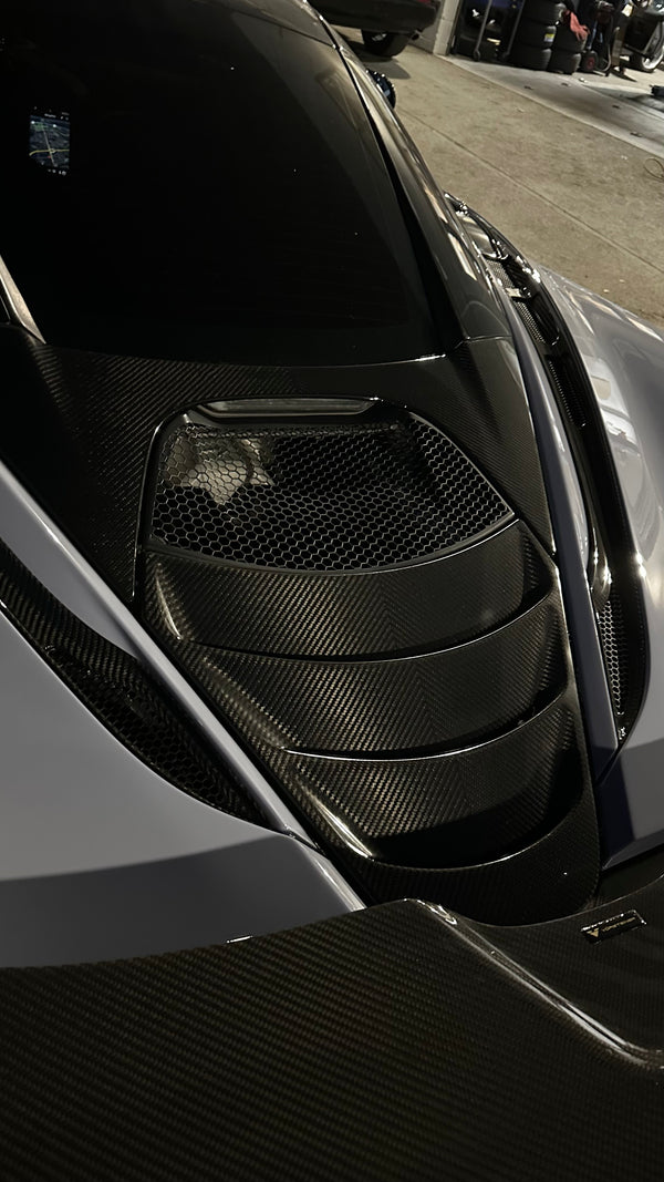 Carbon Fiber Engine Cover - McLaren 720s