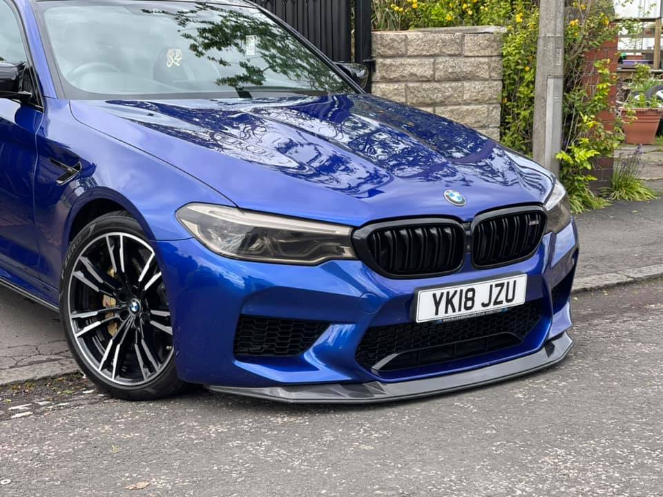 GTS Style Carbon Fiber Front Lip - BMW F90 M5