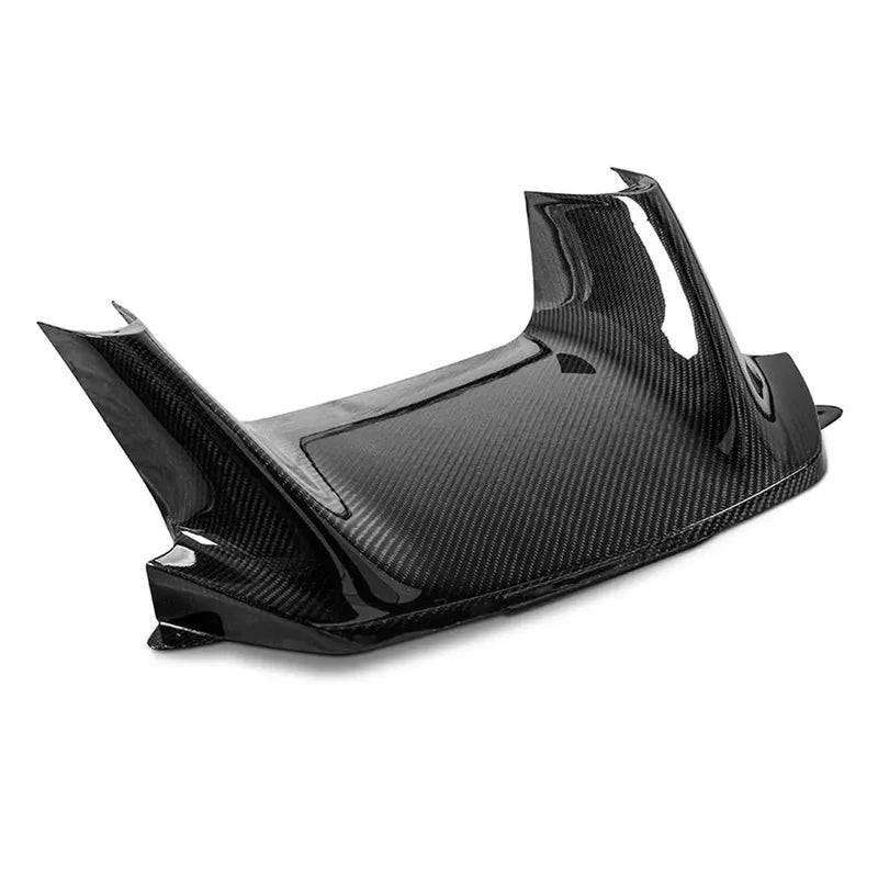 Carbon Fiber Lower Front Bumper Center Trim - Ferrari SF90