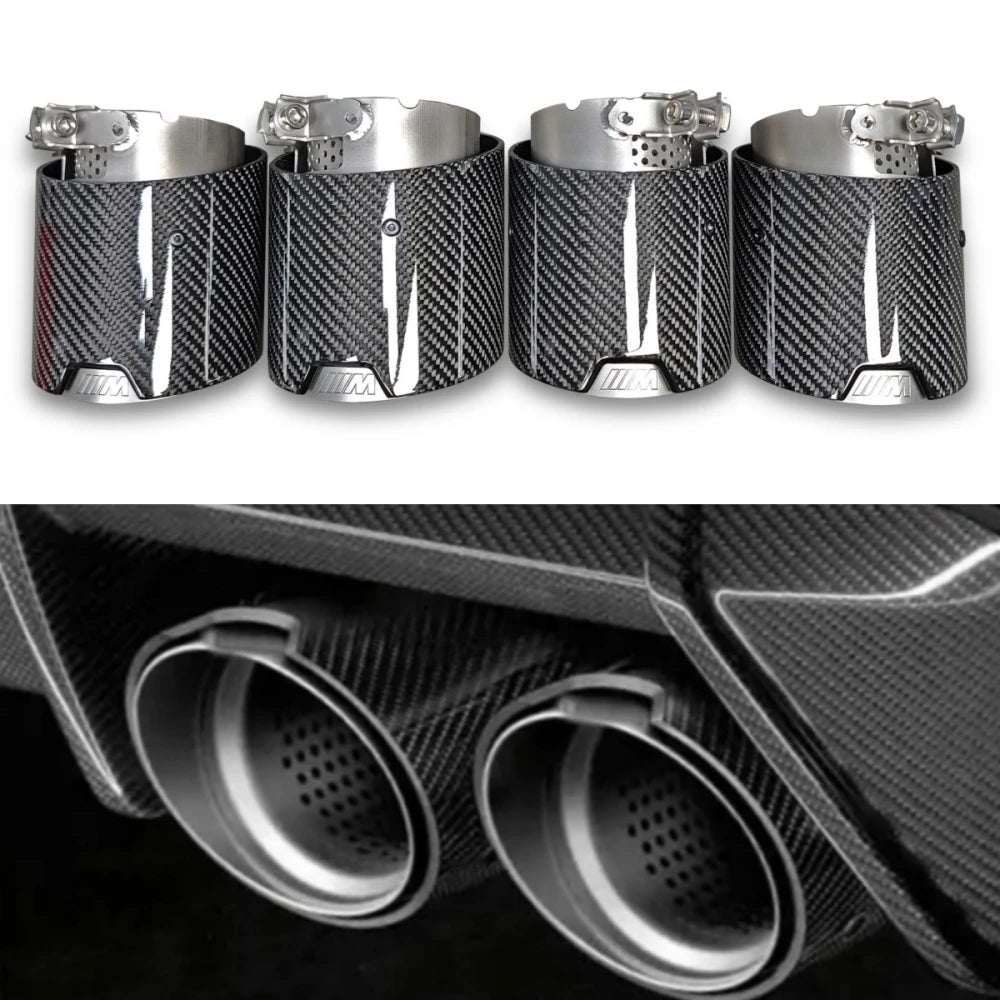 Carbon Fiber Exhaust Tips - BMW G80/G81/G82/G83