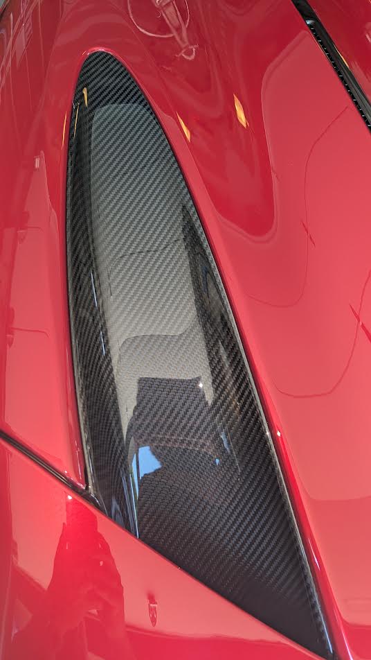 Dry Carbon Fiber Rear Fender Air Intake Vent - McLaren 720S