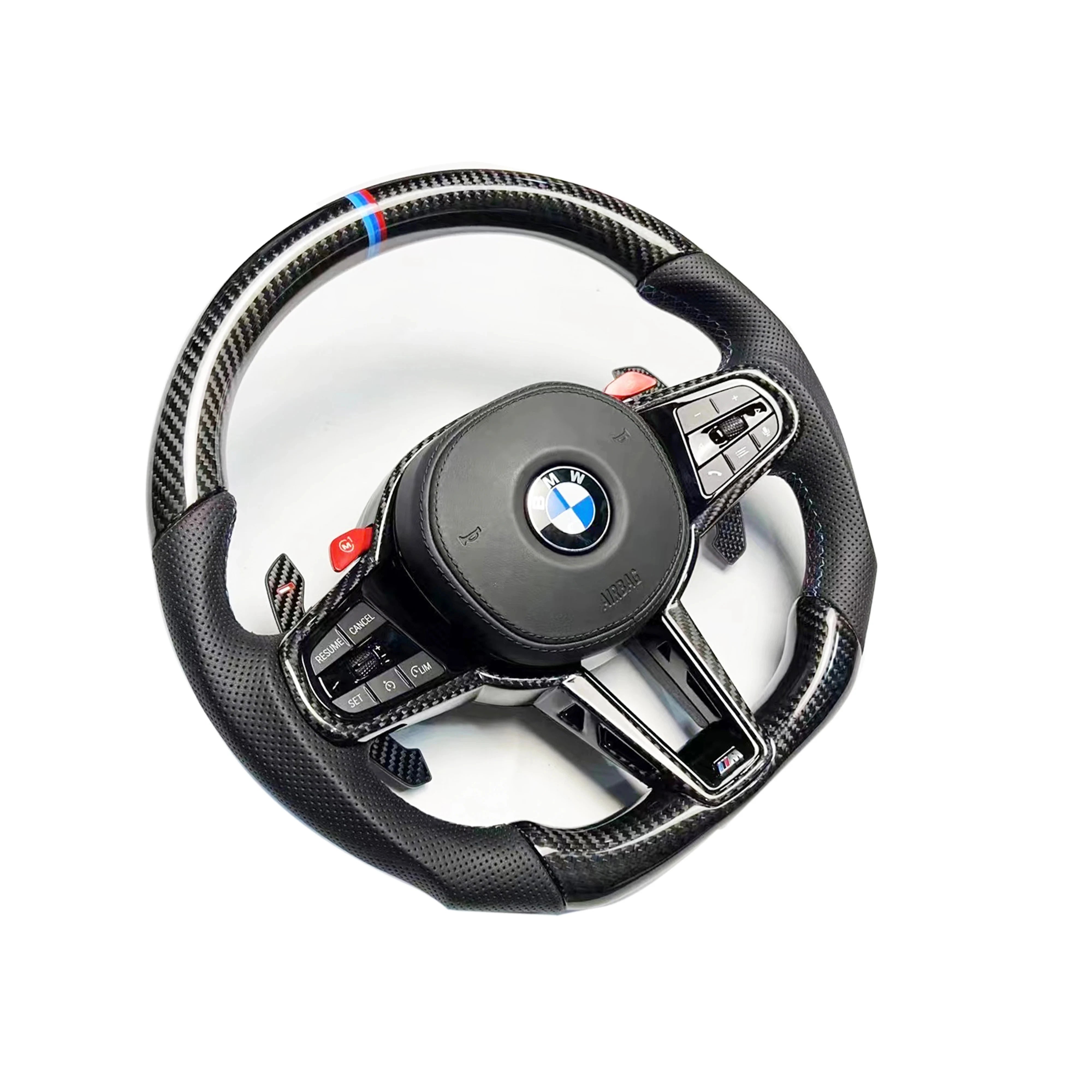 2025 LCI Steering Wheel w/ Carbon Fiber Trim Complete Replacement- BMW G Chassis