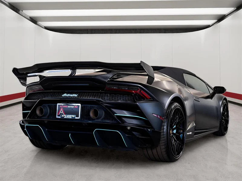 SVJ Style Carbon Fiber Wing With Base Panel - Lamborghini Huracan