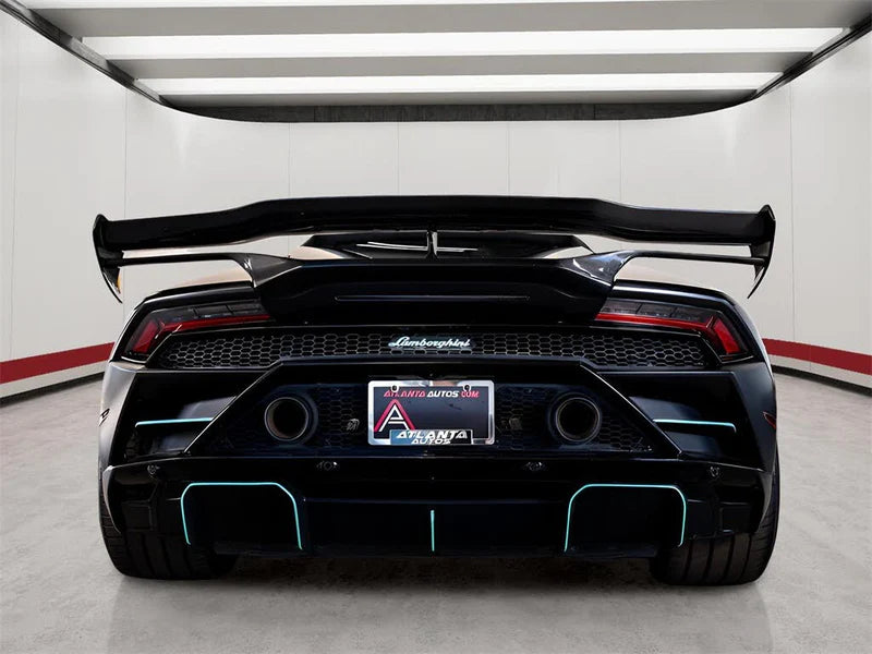 SVJ Style Carbon Fiber Wing With Base Panel - Lamborghini Huracan