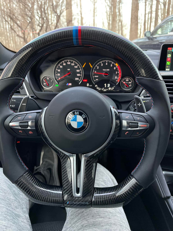 M Performance Carbon Fiber Steering Wheel - BMW F Chassis