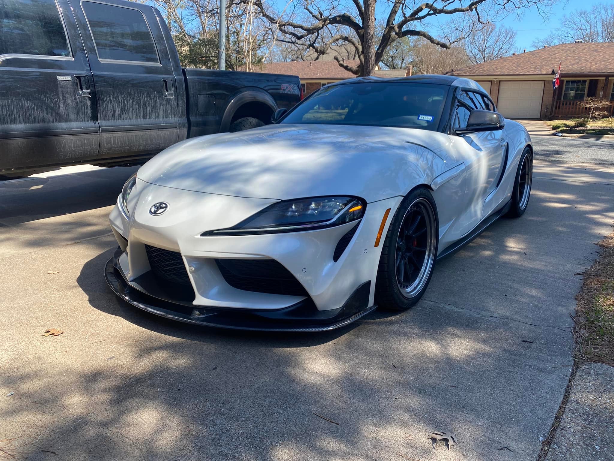 Artisan Carbon Fiber Front Bumper Lip - Toyota Supra GR A90/A91