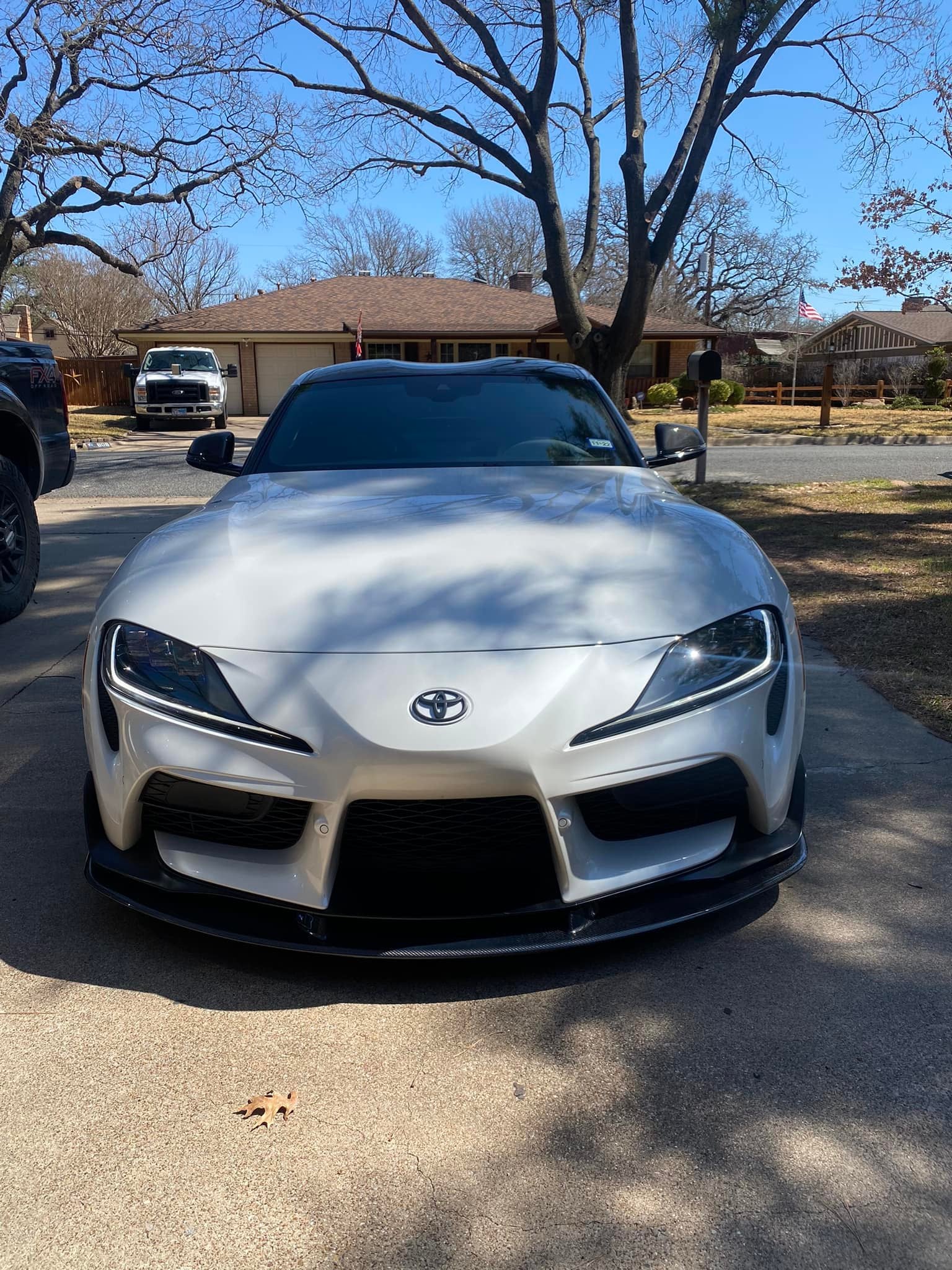 Artisan Carbon Fiber Front Bumper Lip - Toyota Supra GR A90/A91