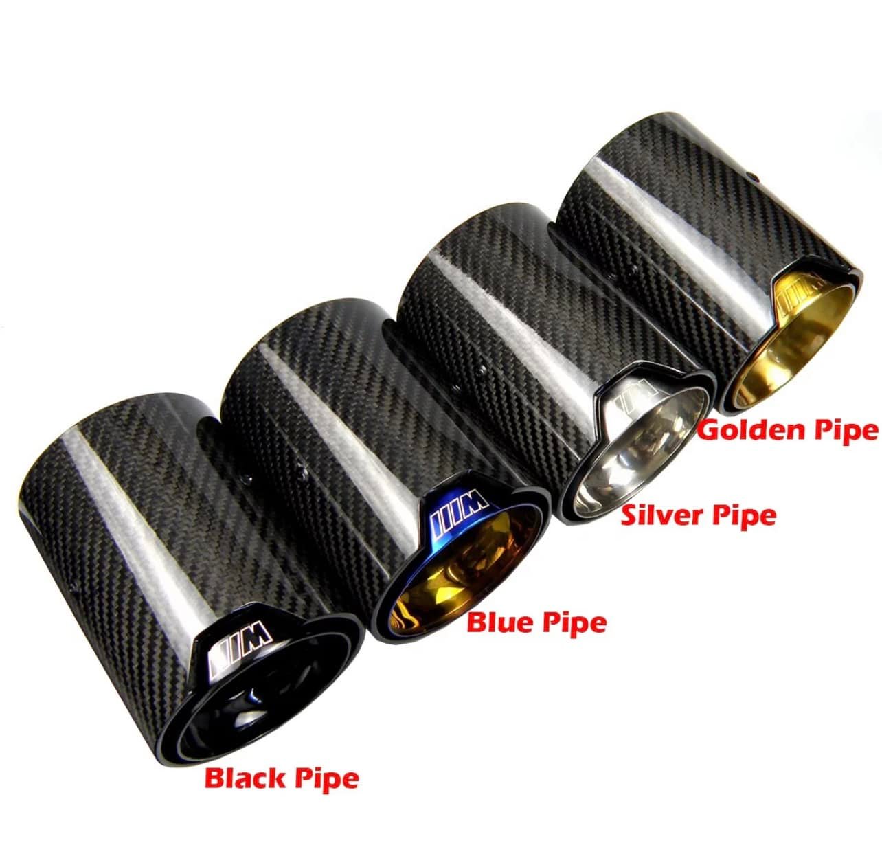 MP Carbon Fiber Exhaust Tips - F80 M3 / F82 / F83 M4 / F87 M2 / & M2c