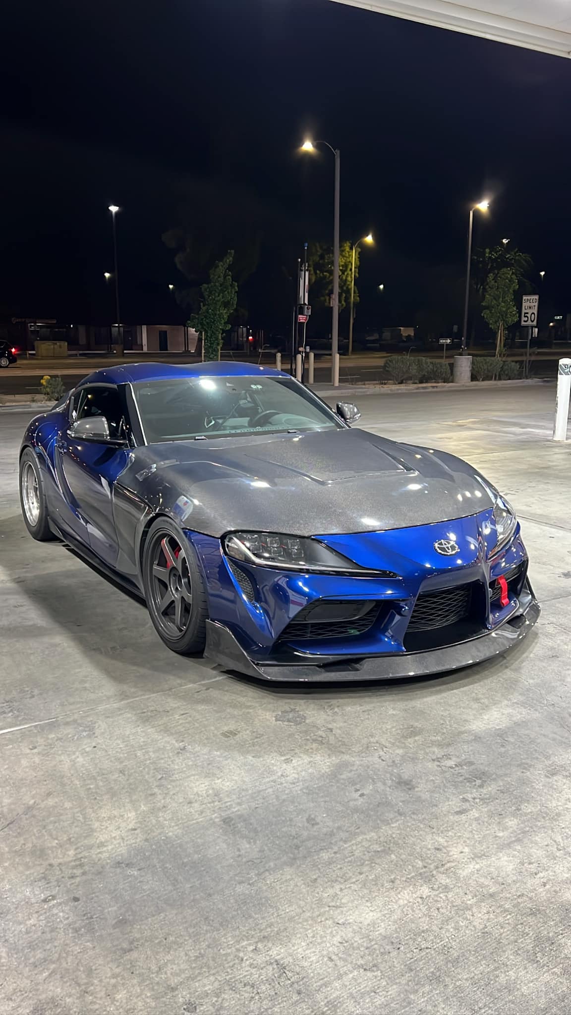 Vented Carbon Fiber Hood - Toyota Supra A90/A91