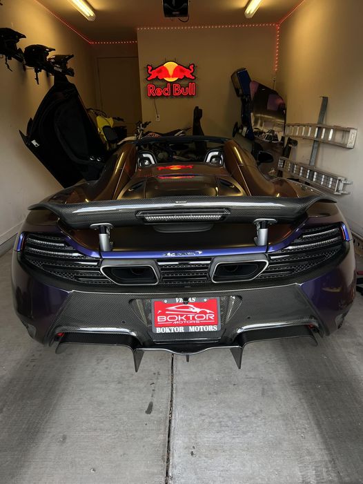 V Style Carbon Fiber Rear Wing - McLaren 650s/MP4-12c