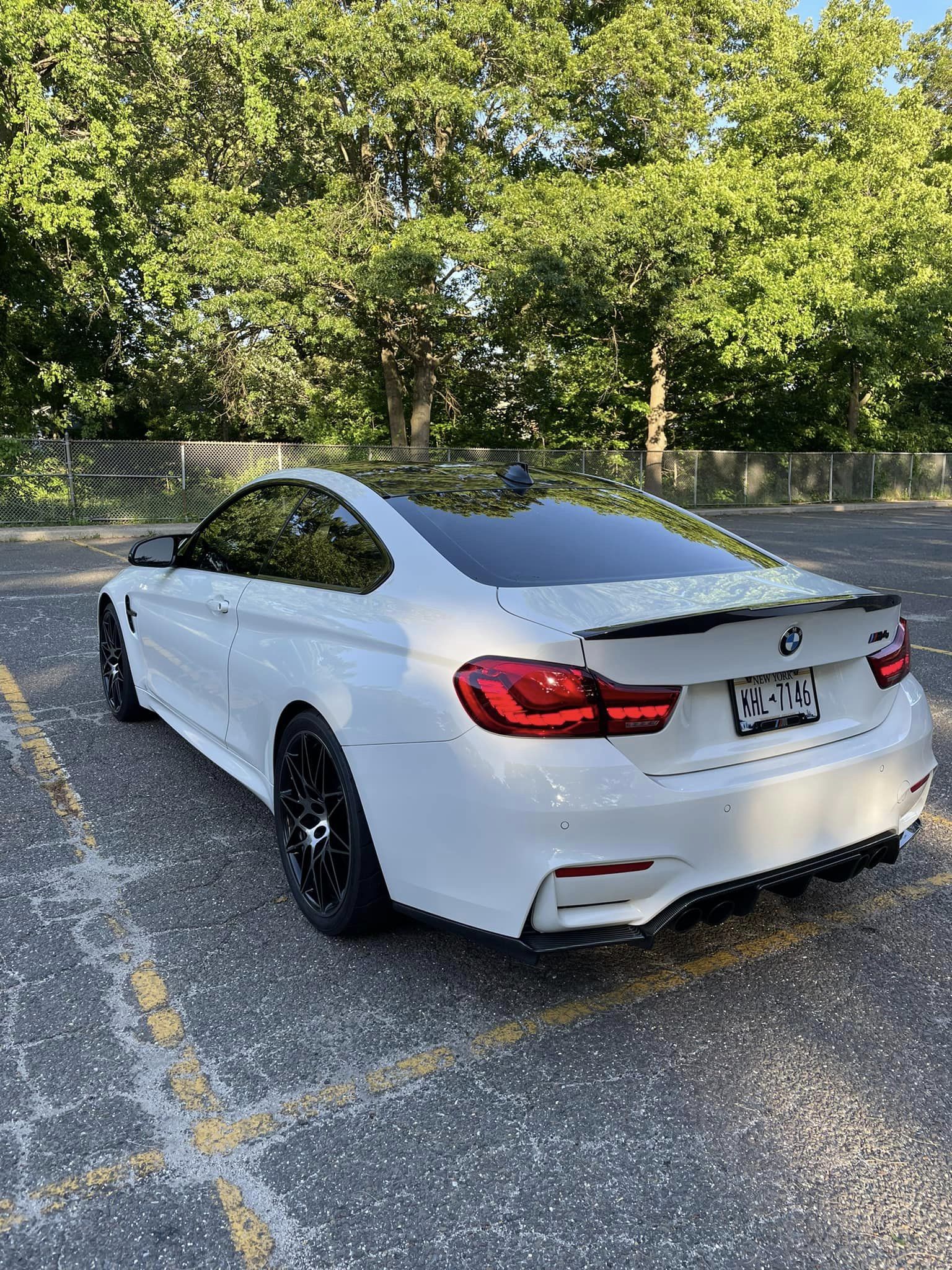 M4 Style Carbon Fiber Trunk Spoiler - BMW F82 / F83 M4