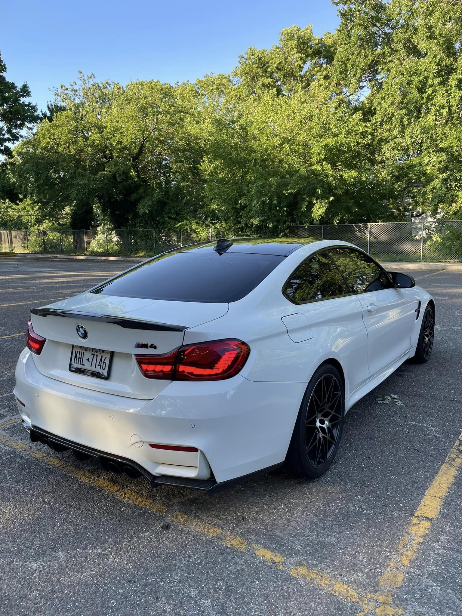 M4 Style Carbon Fiber Trunk Spoiler - BMW F82 / F83 M4