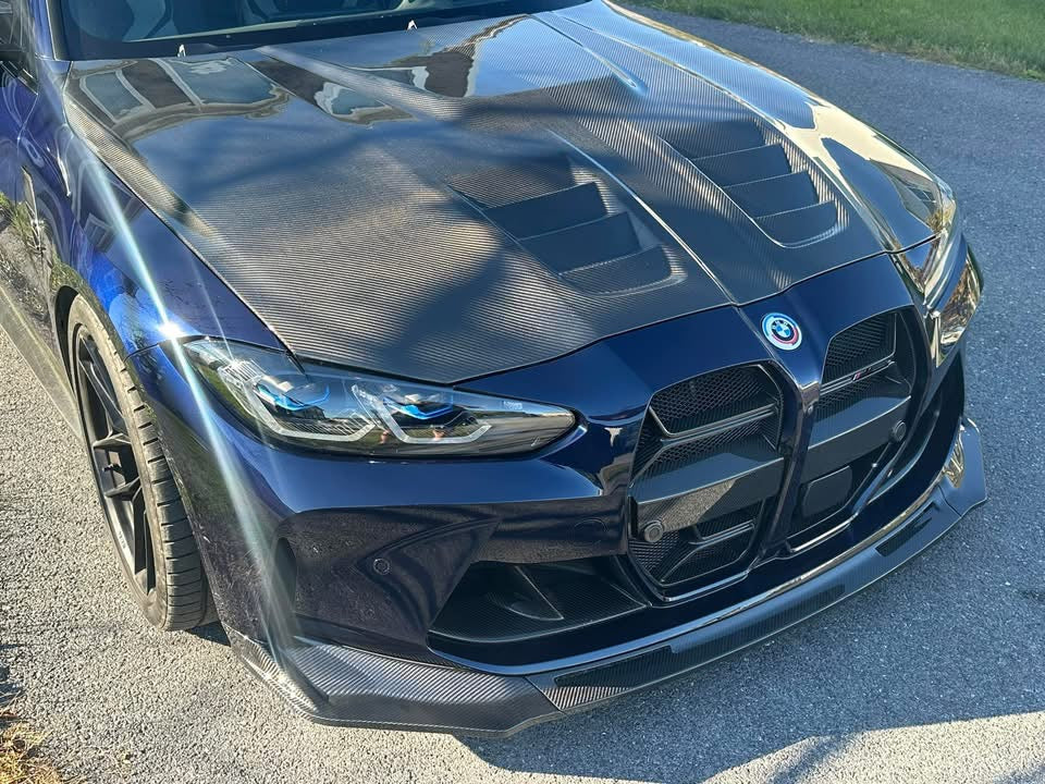 Vented Carbon Fiber Hood W/ Hood Scoop - BMW G80 M3 & G82 / G83 M4