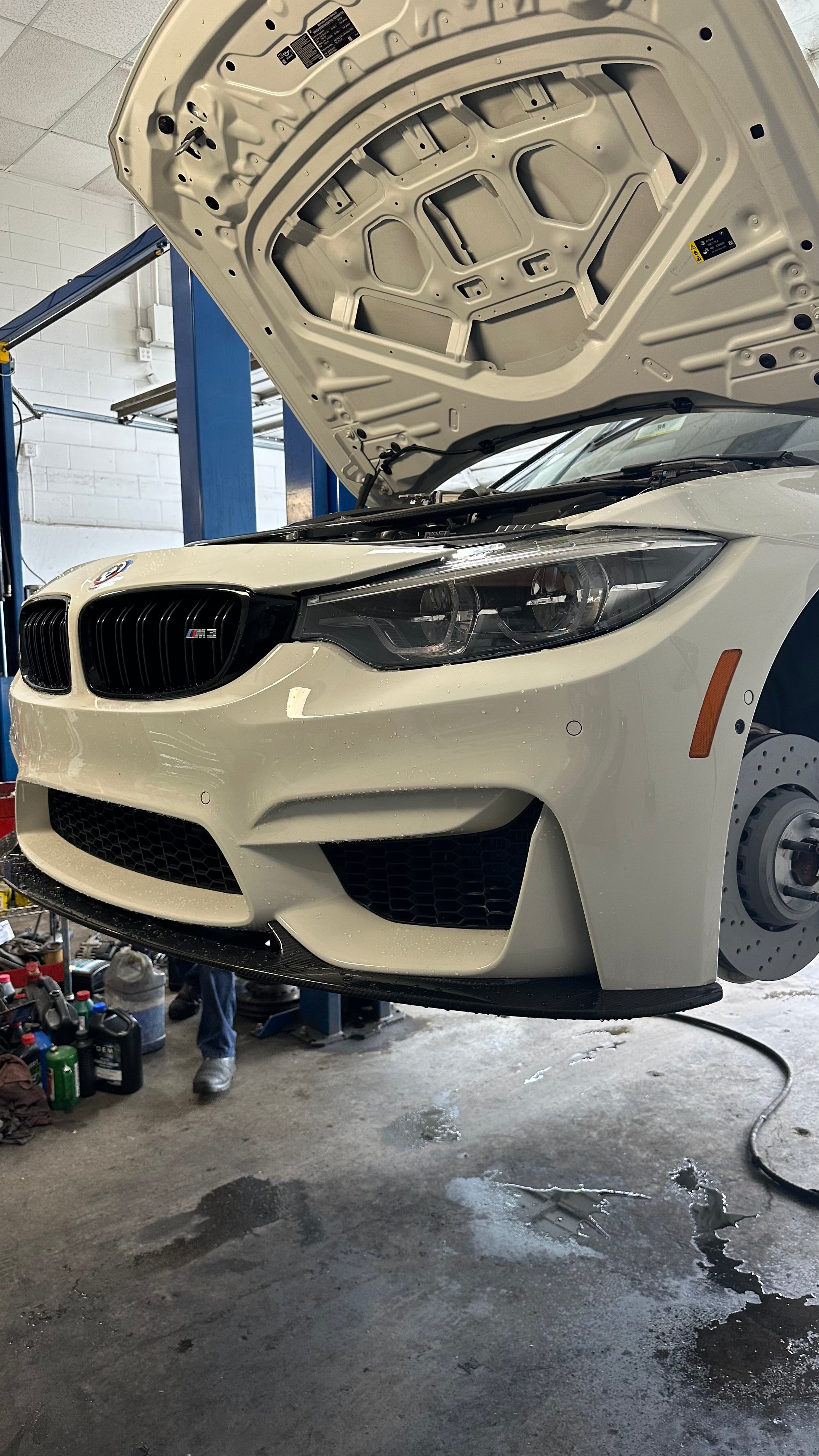 GT4 style Carbon Fiber Front Lip - BMW F80 M3 & F82 / F83 M4