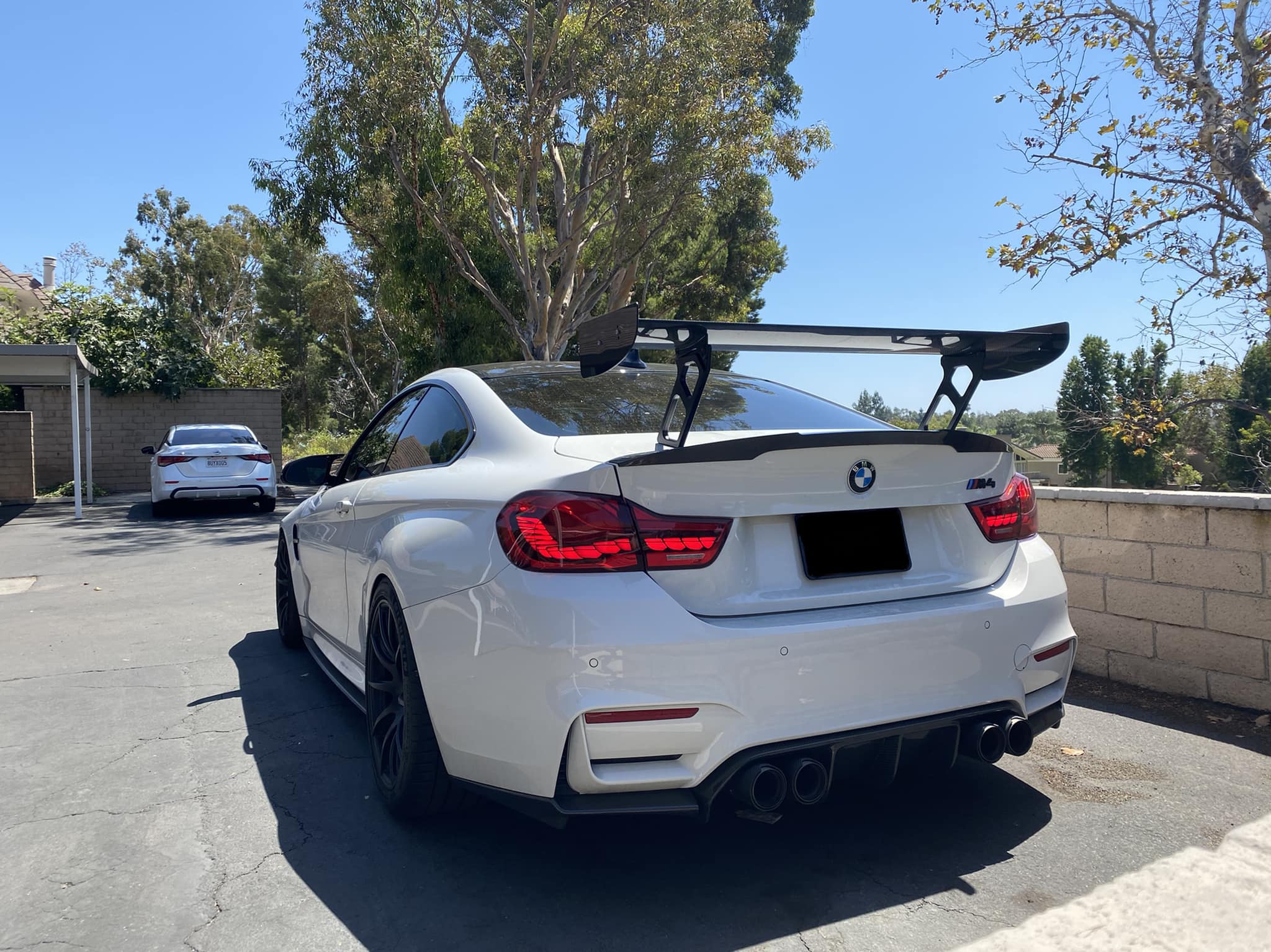 M4 Style Carbon Fiber Trunk Spoiler - BMW F80 M3 & F30 3 Series