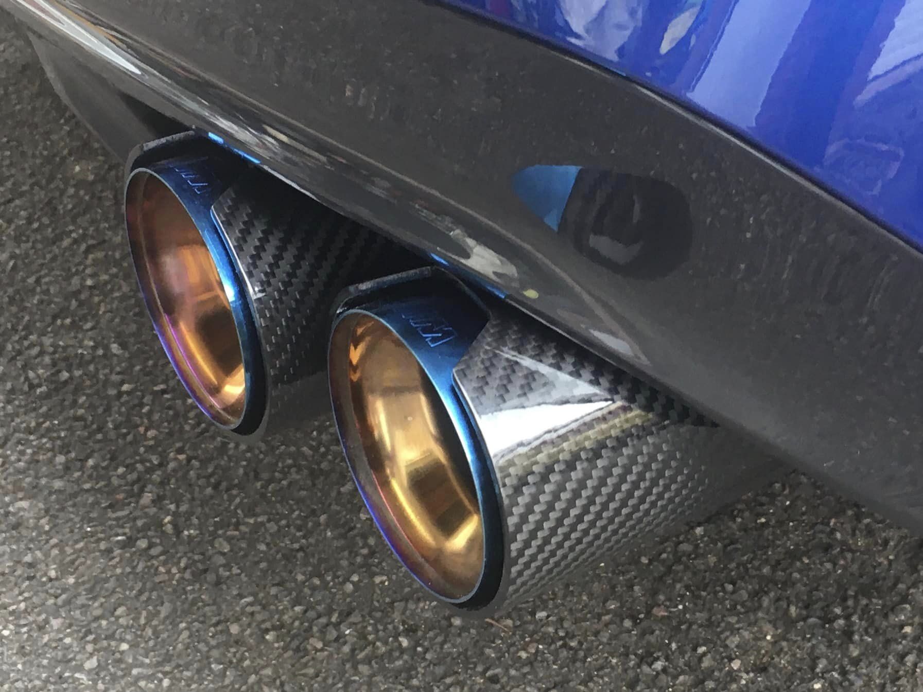 MP Style Carbon Fiber Dual Exhaust Tip Conversion - BMW B58 G20/G21/G22/G42 M40i