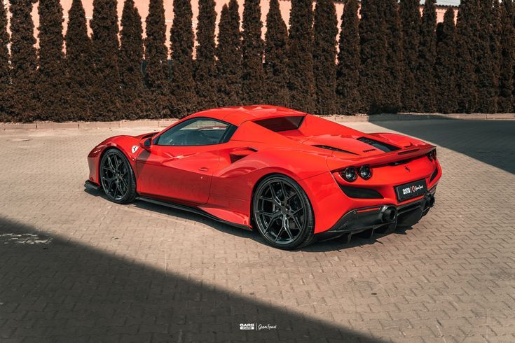 Carbon Fiber Side Skirts - Ferrari F8 Tributo