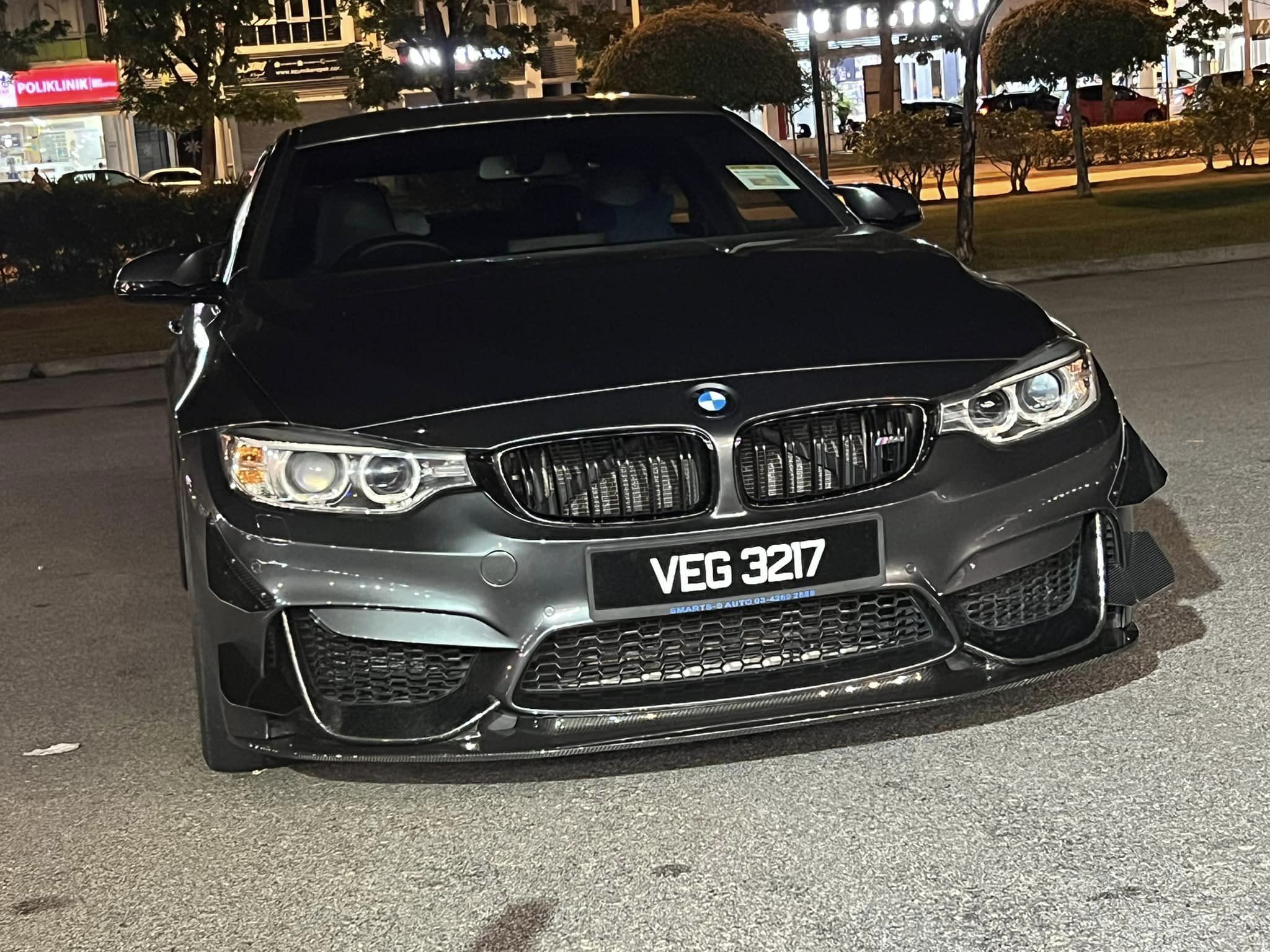 GT4 style Carbon Fiber Front Lip - BMW F80 M3 & F82 / F83 M4