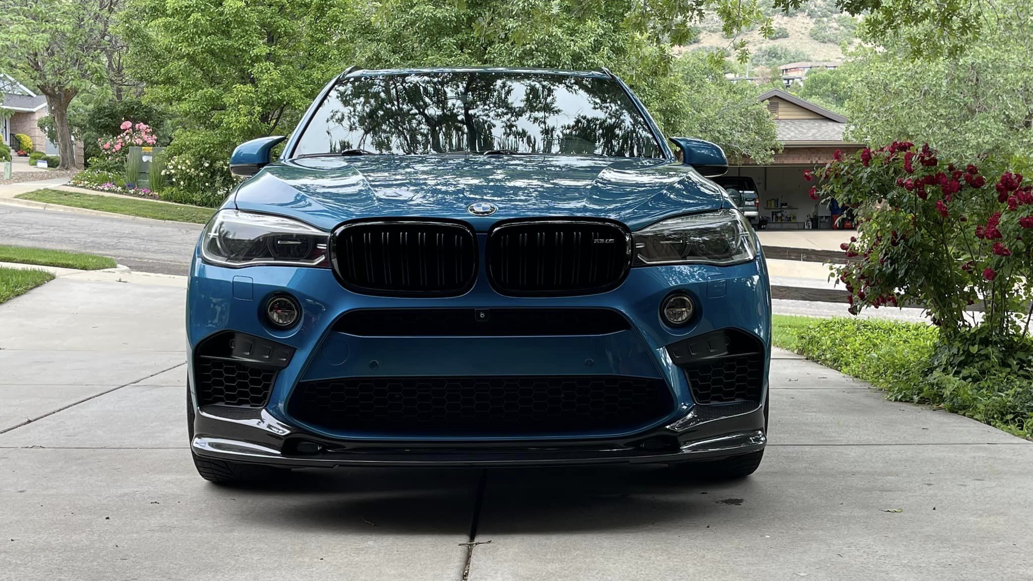 3D Style Carbon Fiber Front Lip - BMW F85 X5M & F86 X6M