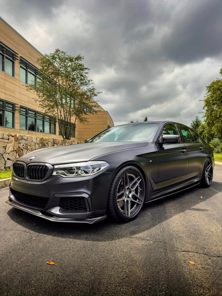 HM Style Carbon Fiber Front Lip - BMW G30 5 Series – The Carbon Industries