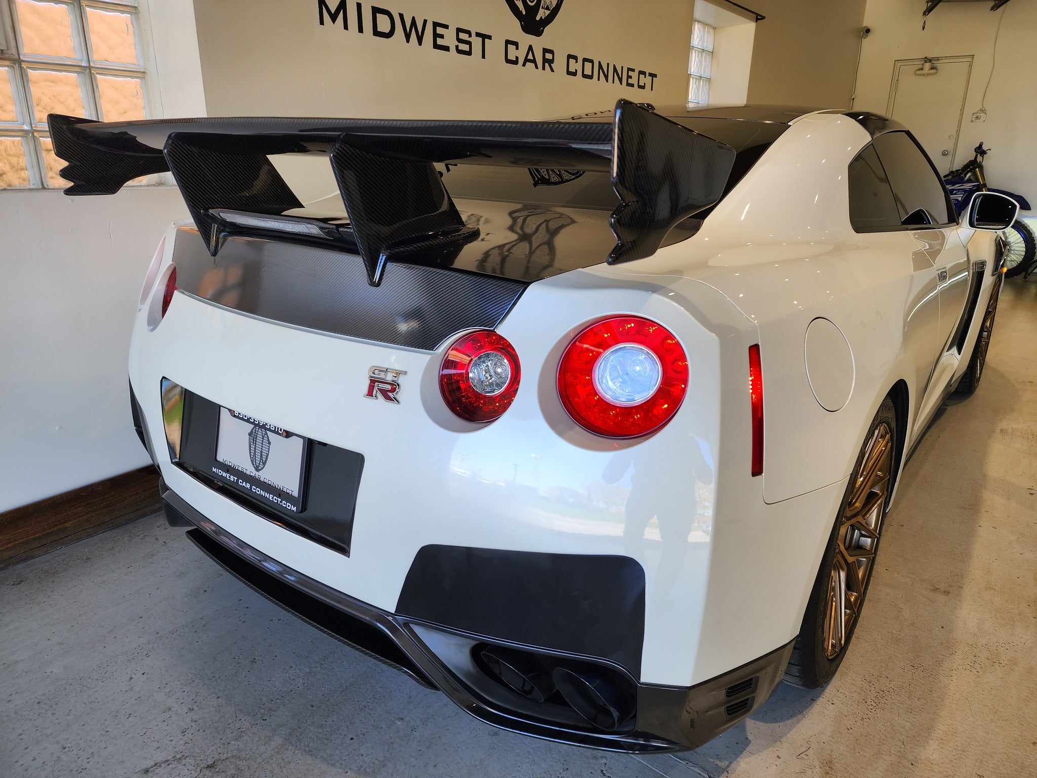 Carbon Fiber Rear Spoiler Wing N-Style - Nissan GTR R35