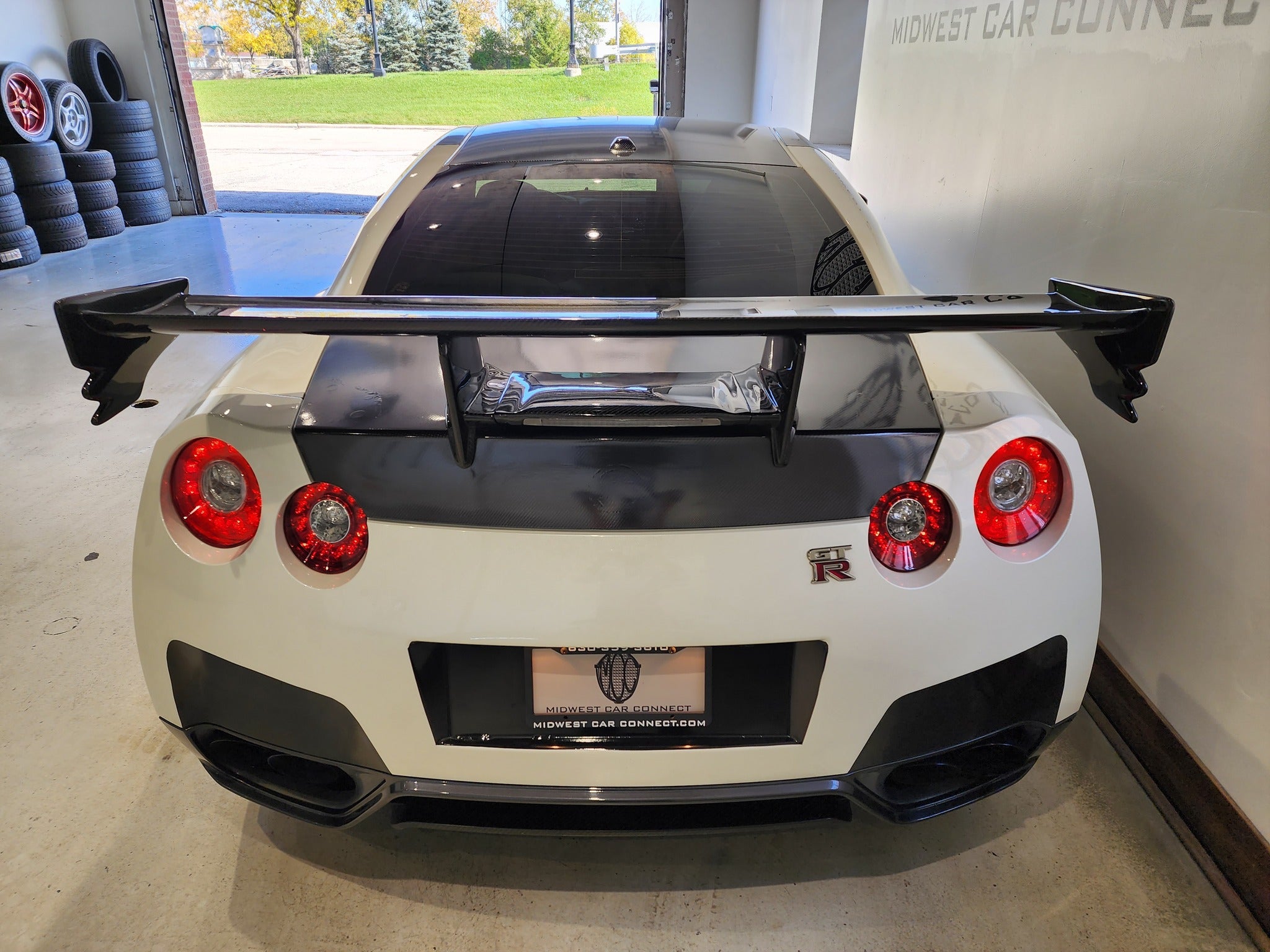 Carbon Fiber Rear Spoiler Wing N-Style - Nissan GTR R35