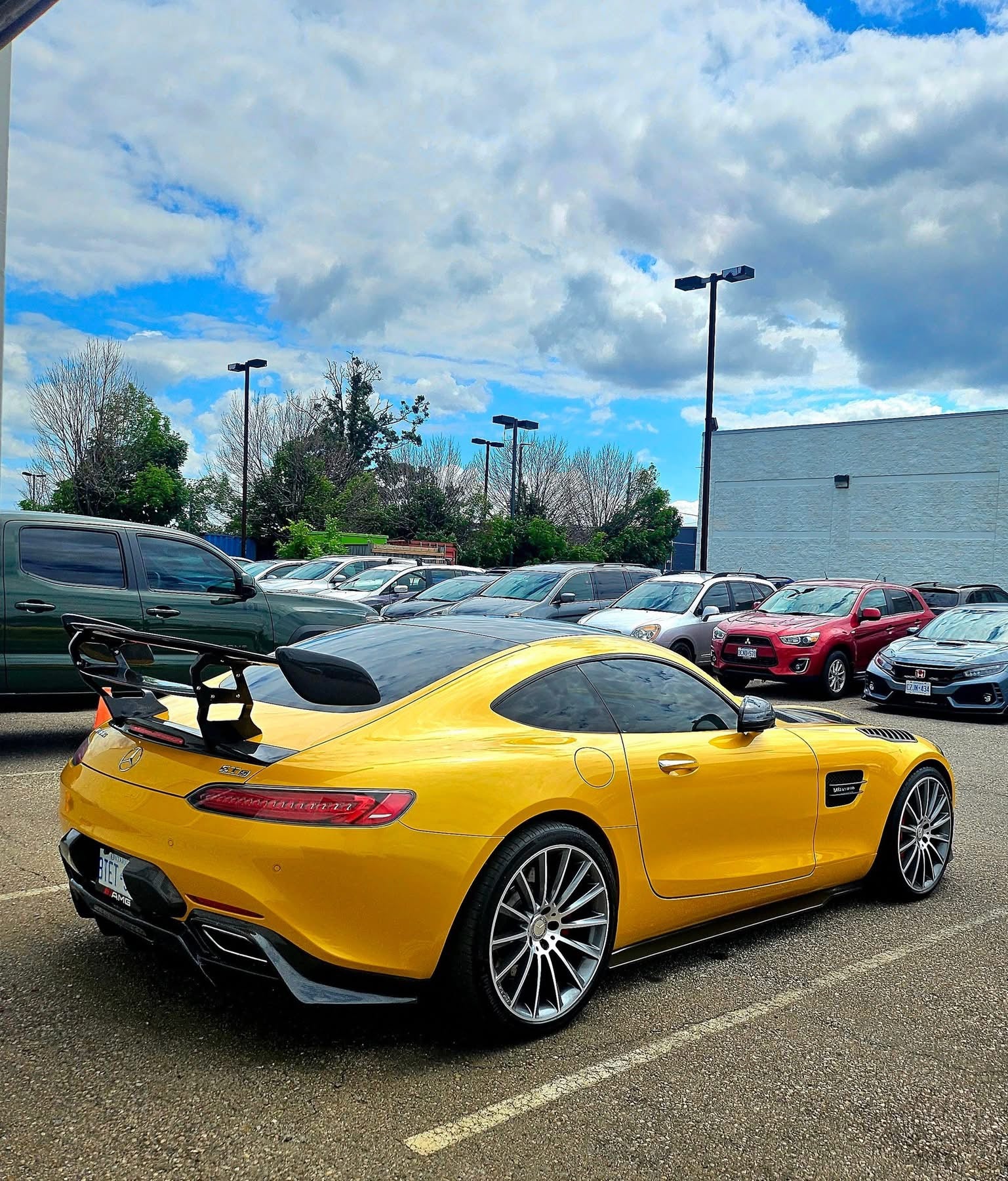 Black Series Style Carbon Fiber Wing - Mercedes AMG GT/GTS