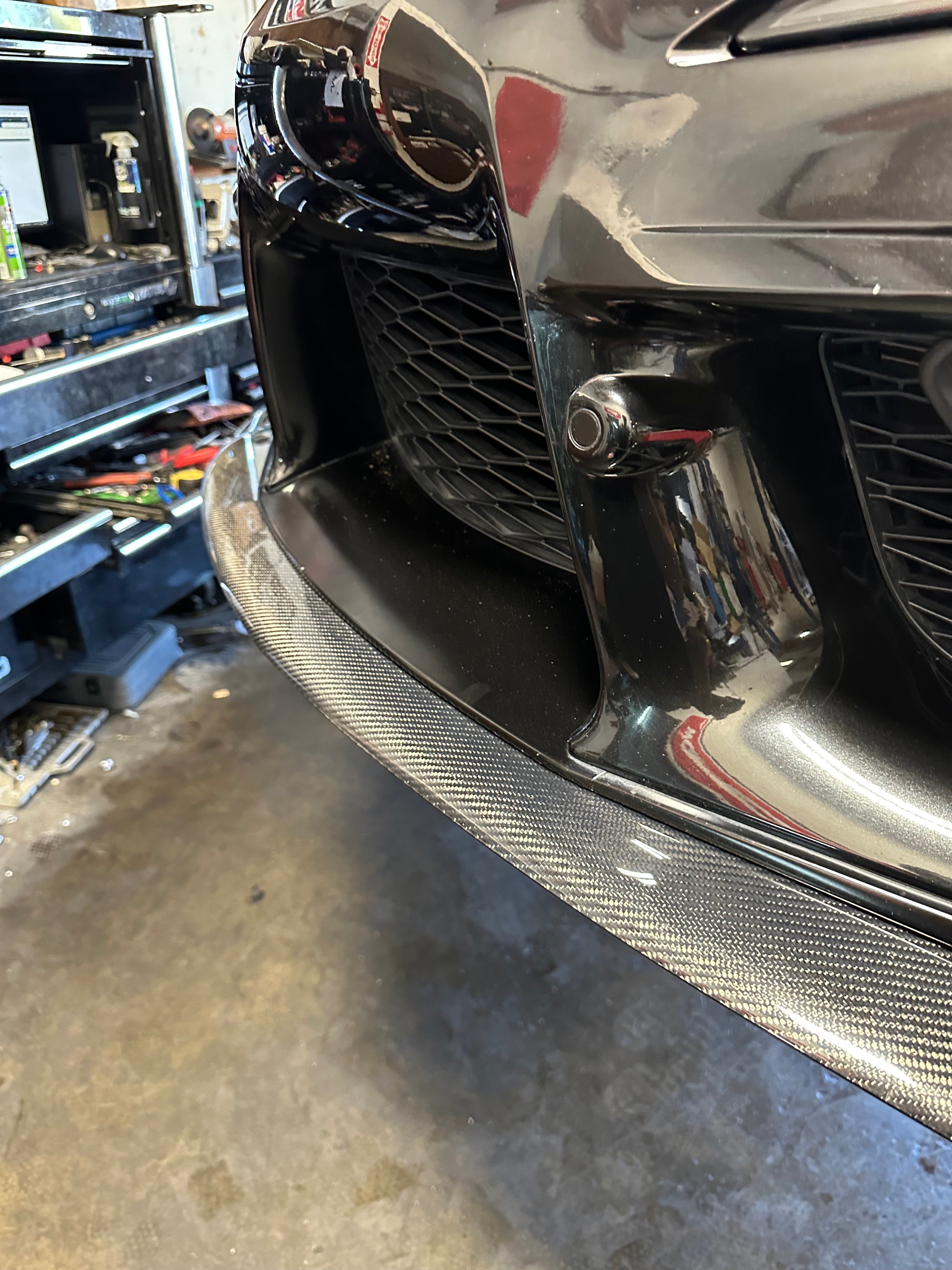 Carbon Fiber Front Lip Splitter extension - Toyota GR Supra