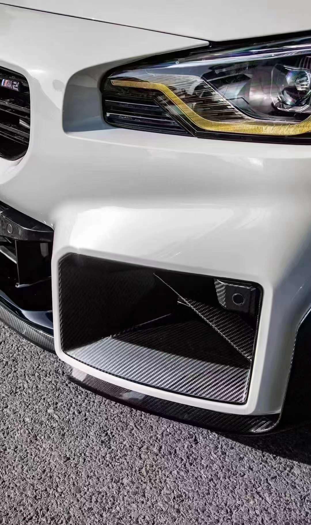 Carbon Fiber Front Bumper Air Ducts - BMW G87 M2