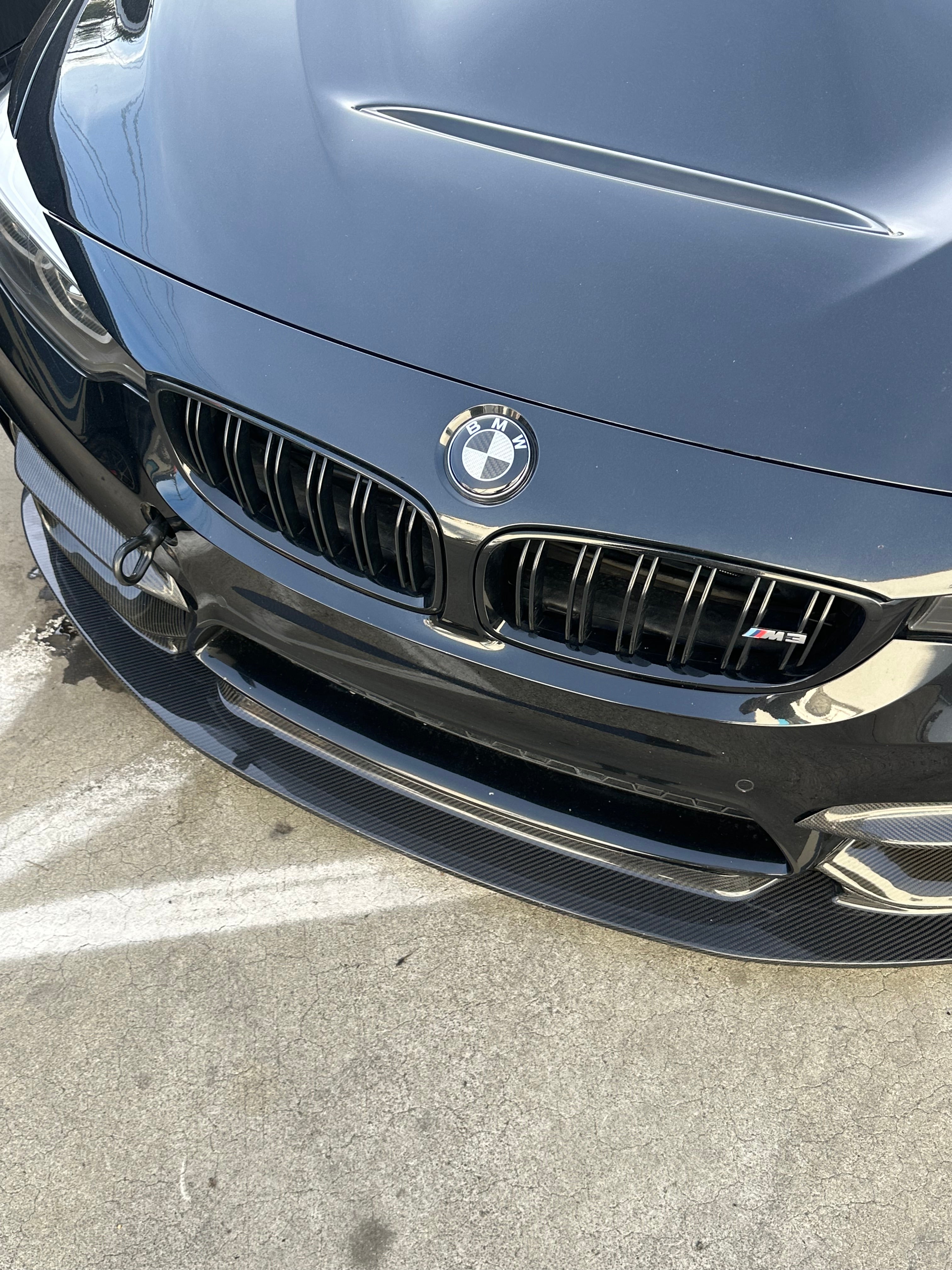 GT4 style Carbon Fiber Front Lip - BMW F80 M3 & F82 / F83 M4