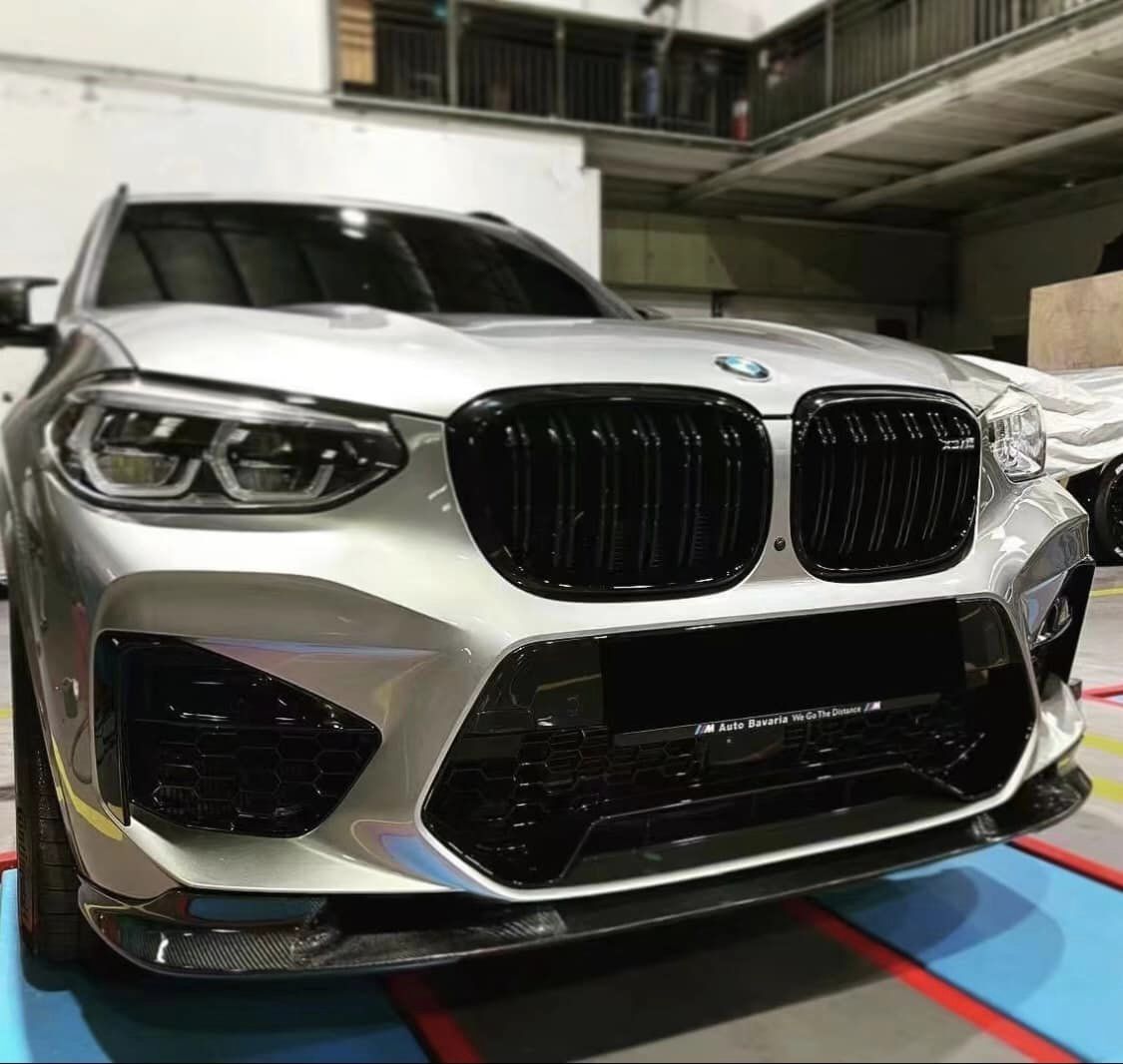 3D Style Carbon Fiber Front Lip - BMW F97 X3M / F98 X4M