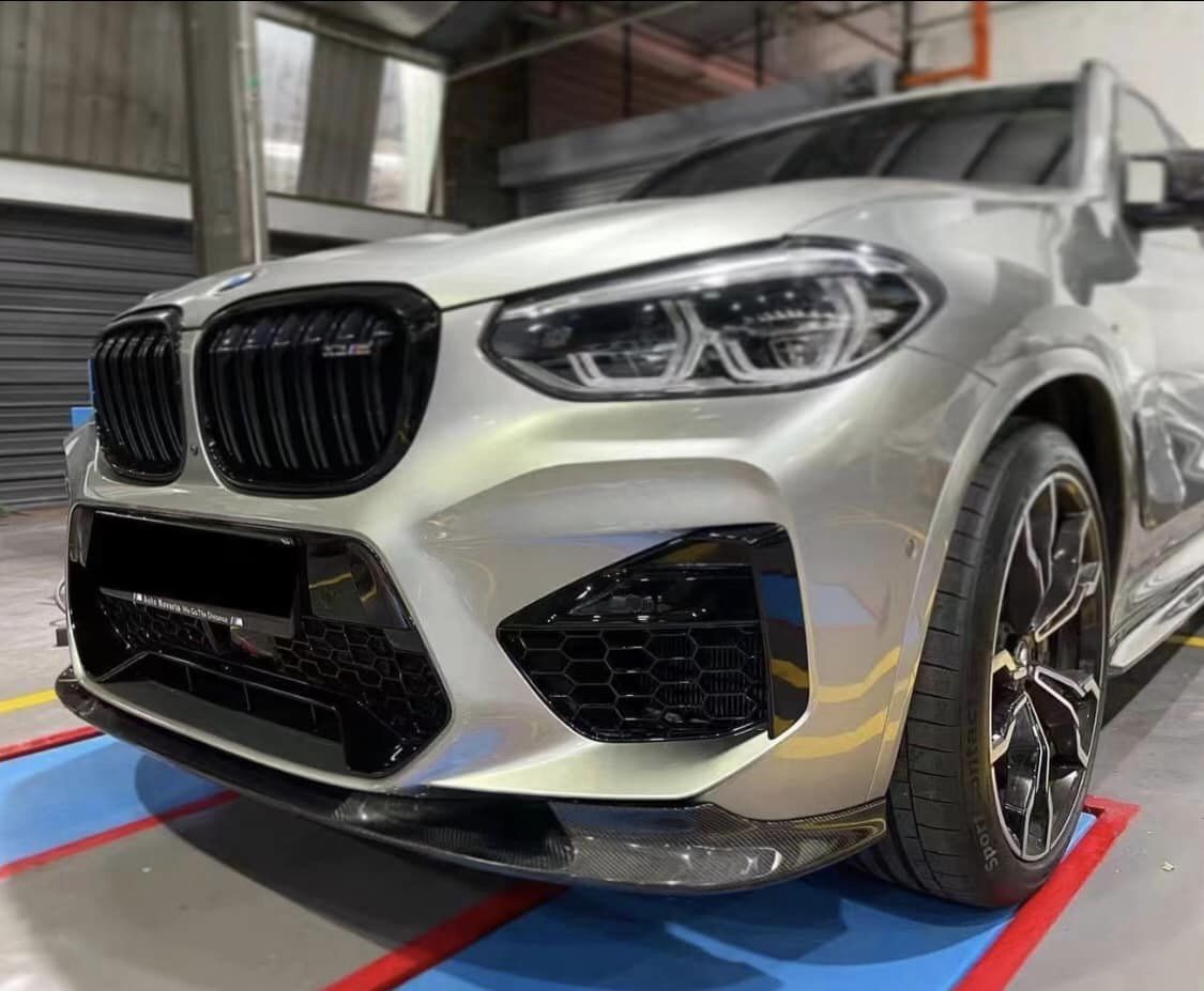 3D Style Carbon Fiber Front Lip - BMW F97 X3M / F98 X4M