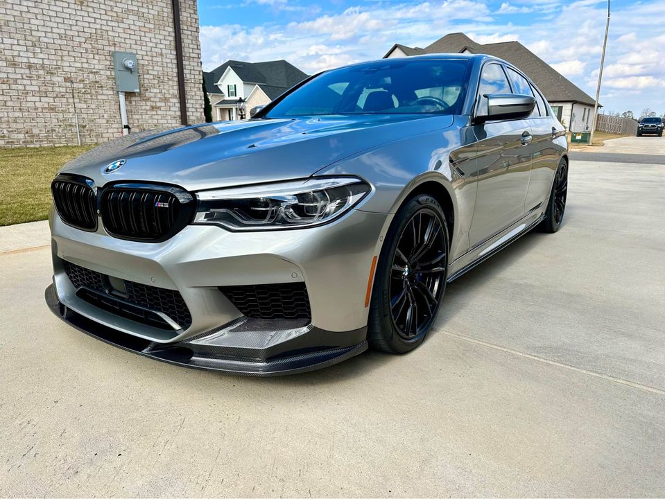 3D Style Carbon Fiber Front Splitter - BMW F90 M5