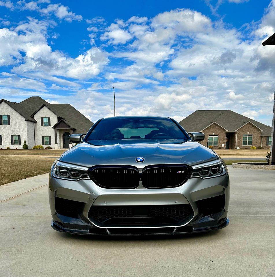 3D Style Carbon Fiber Front Splitter - BMW F90 M5