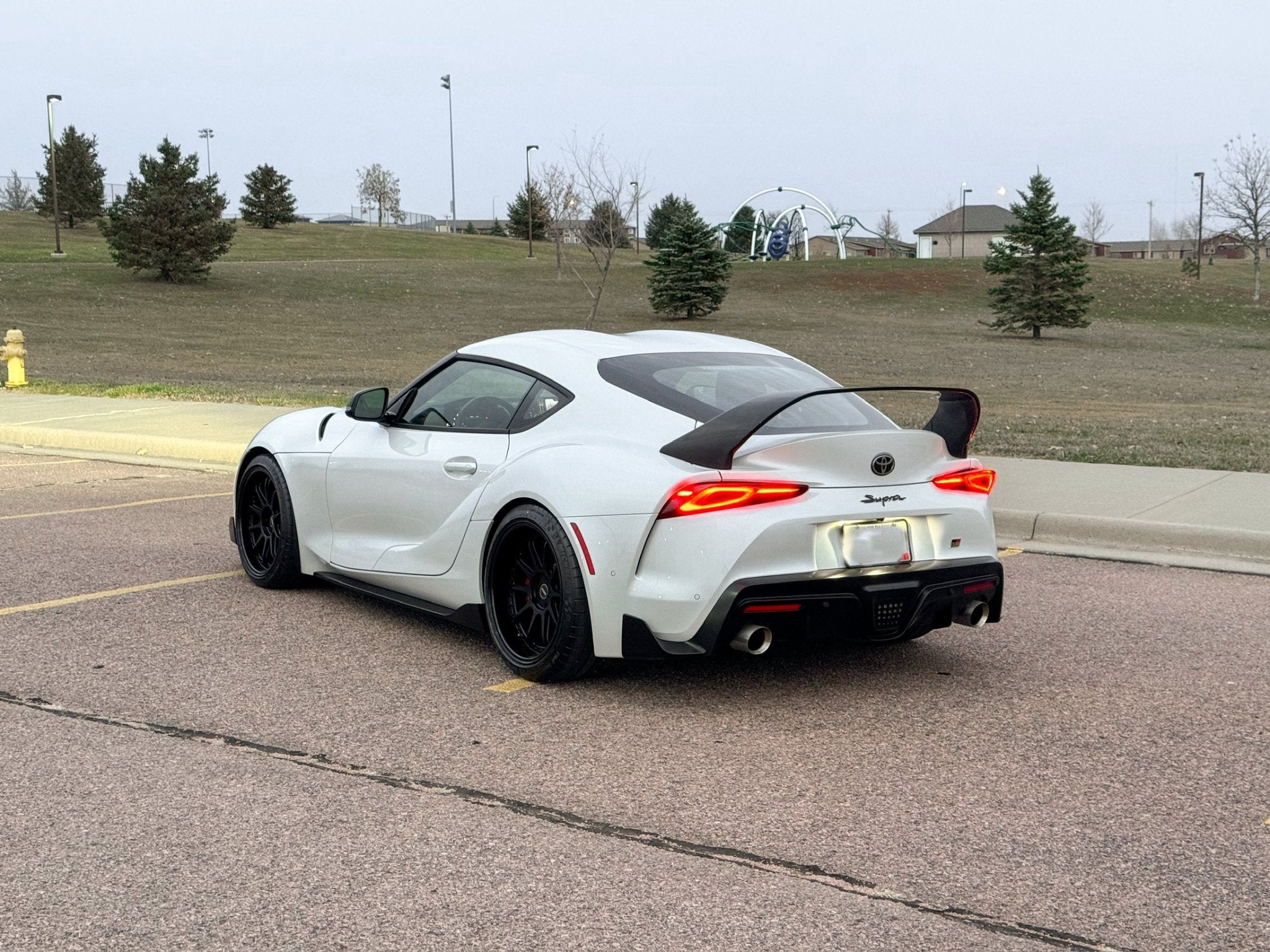 MK4 Style Carbon fiber Spoiler Wing - Toyota MK5 A90 Supra