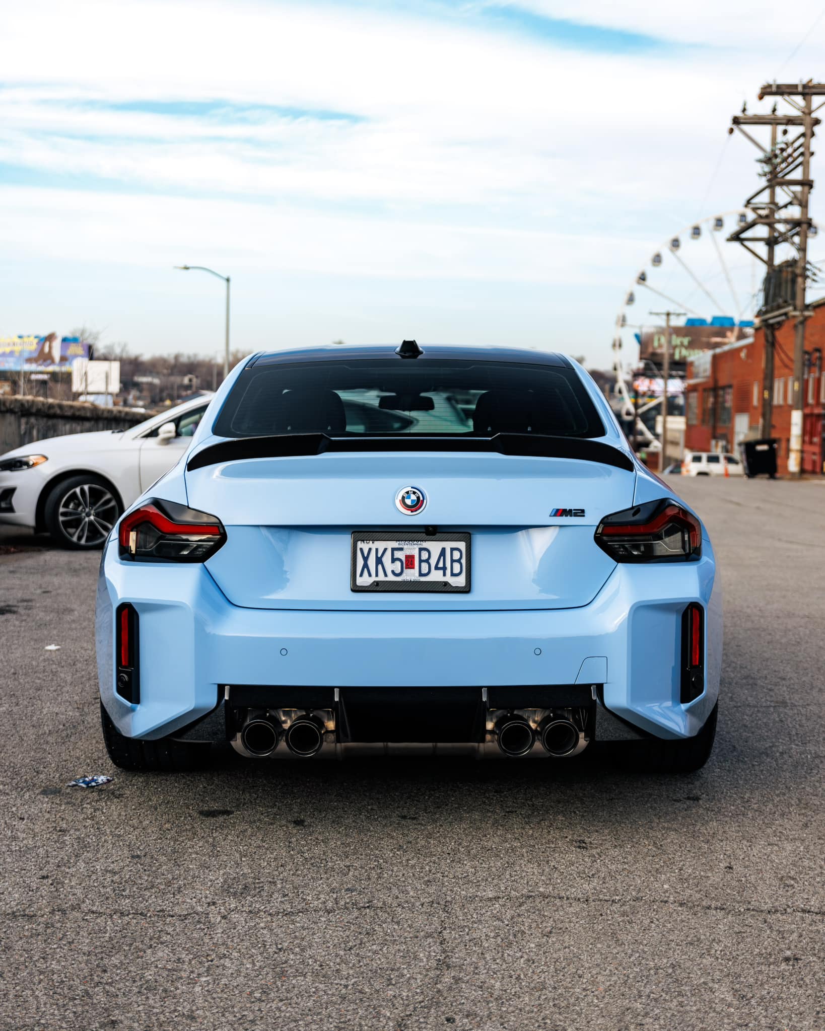 V Style Carbon Fiber Rear Spoiler - BMW G87