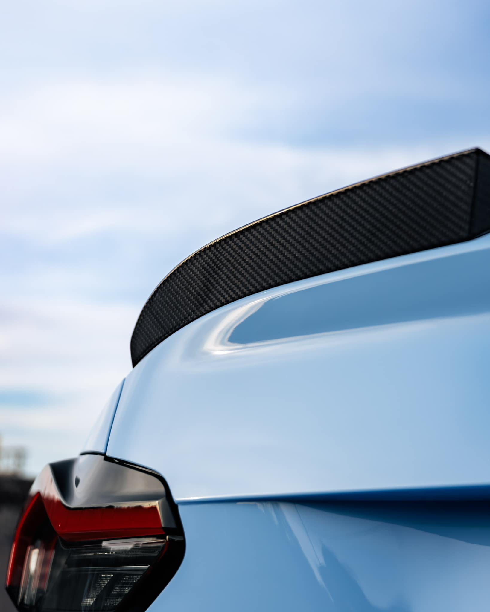 V Style Carbon Fiber Rear Spoiler - BMW G87