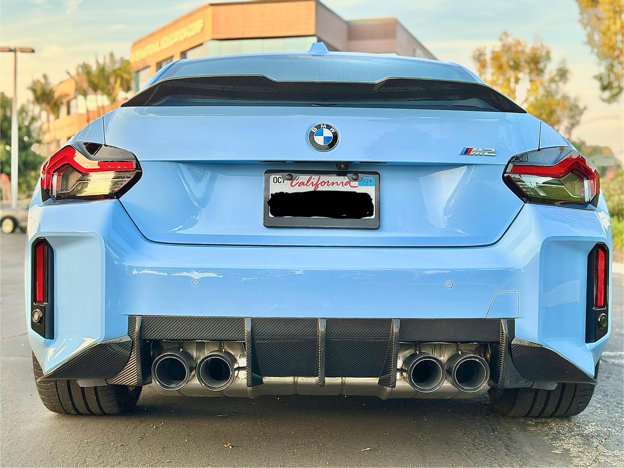 OEM Style Carbon Fiber Rear Diffuser - BMW G87 M2