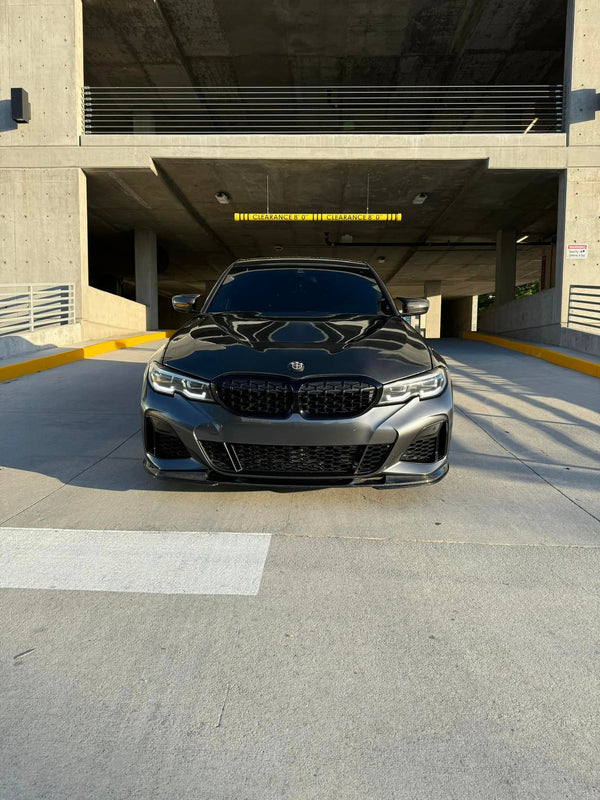 V2 Carbon Fiber Front Lip - BMW G20 Pre- LCI 3 Series