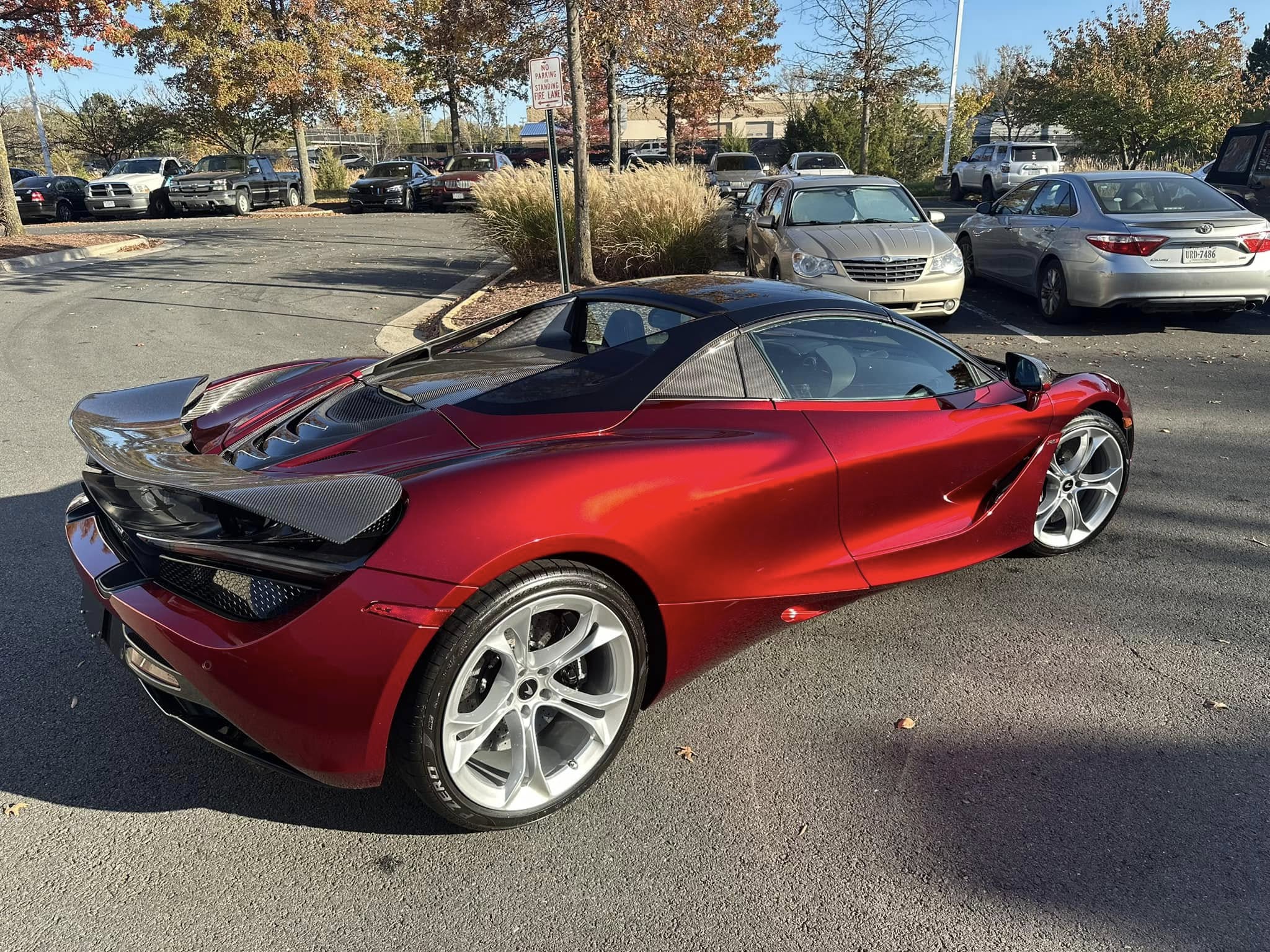 OEM Style Dry Carbon Fiber Rear Spoiler Wing -  Mclaren 720S