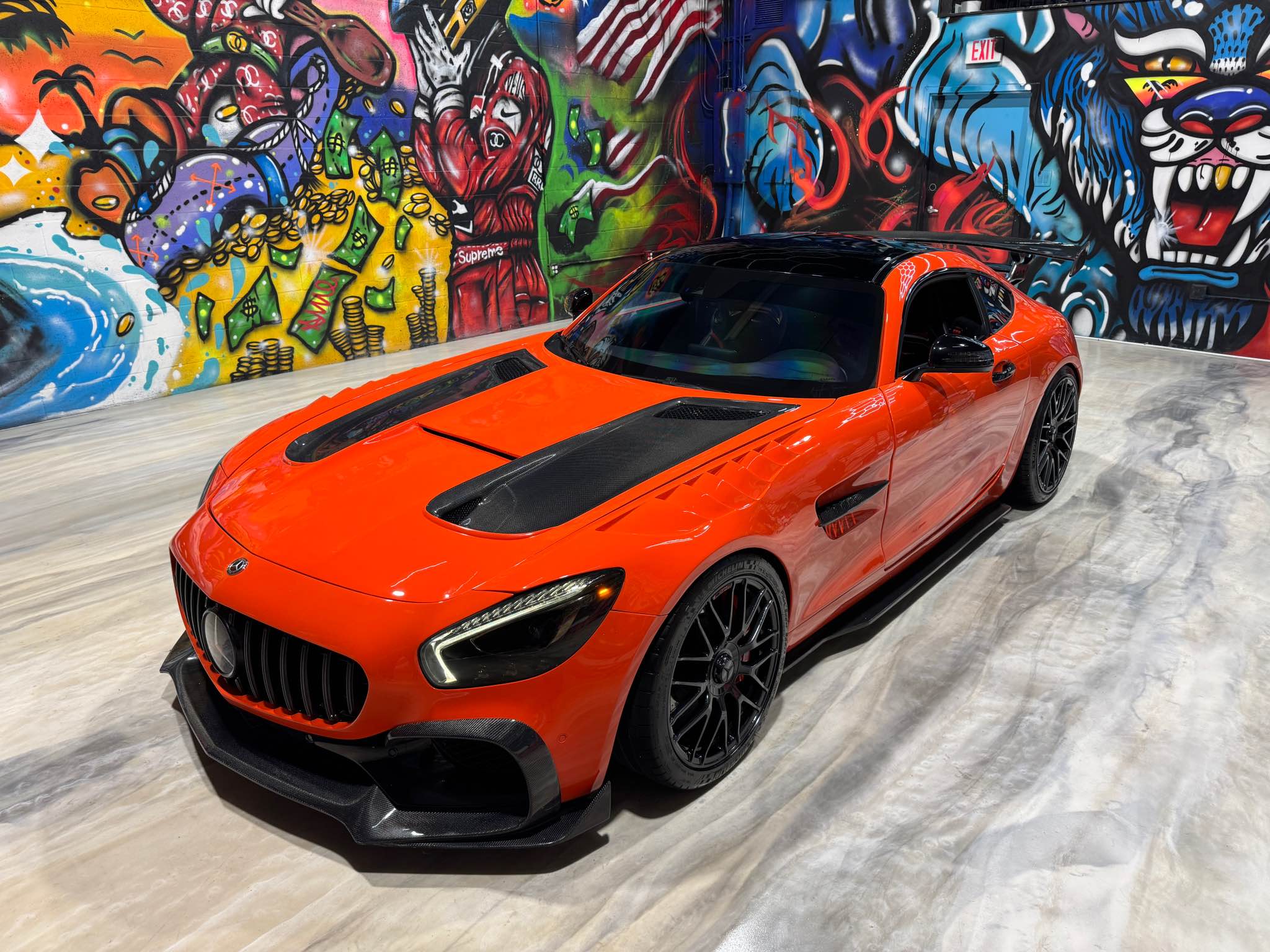 Carbon fiber Black Series Style Hood - Mercedes AMG GT/GTS/GTC/GTR