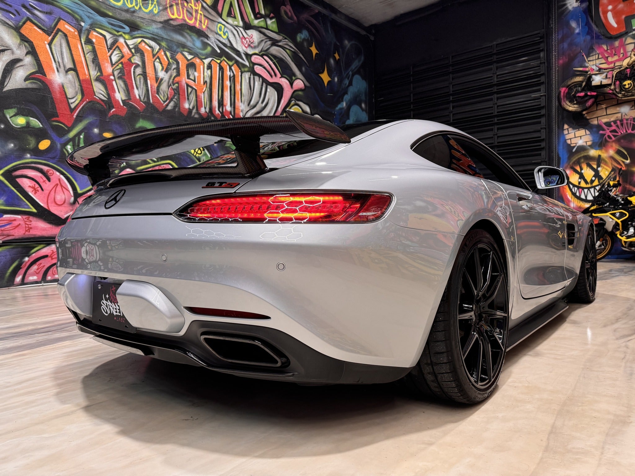 Carbon Fiber GTR Wing W/ Base Panel - Mercedes AMG GT/GTS/GTC/GTR